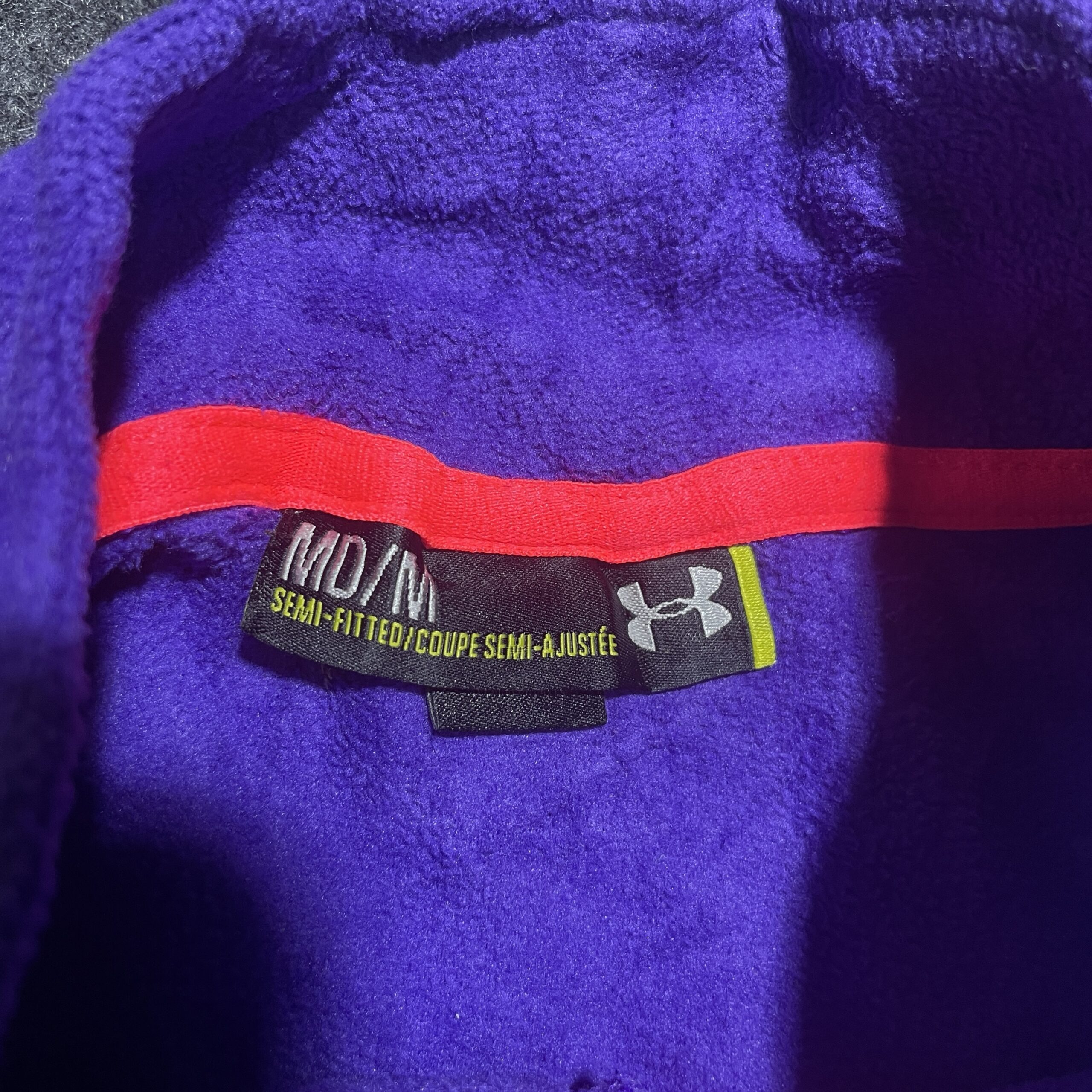 Under Armour Purple Sweater back view