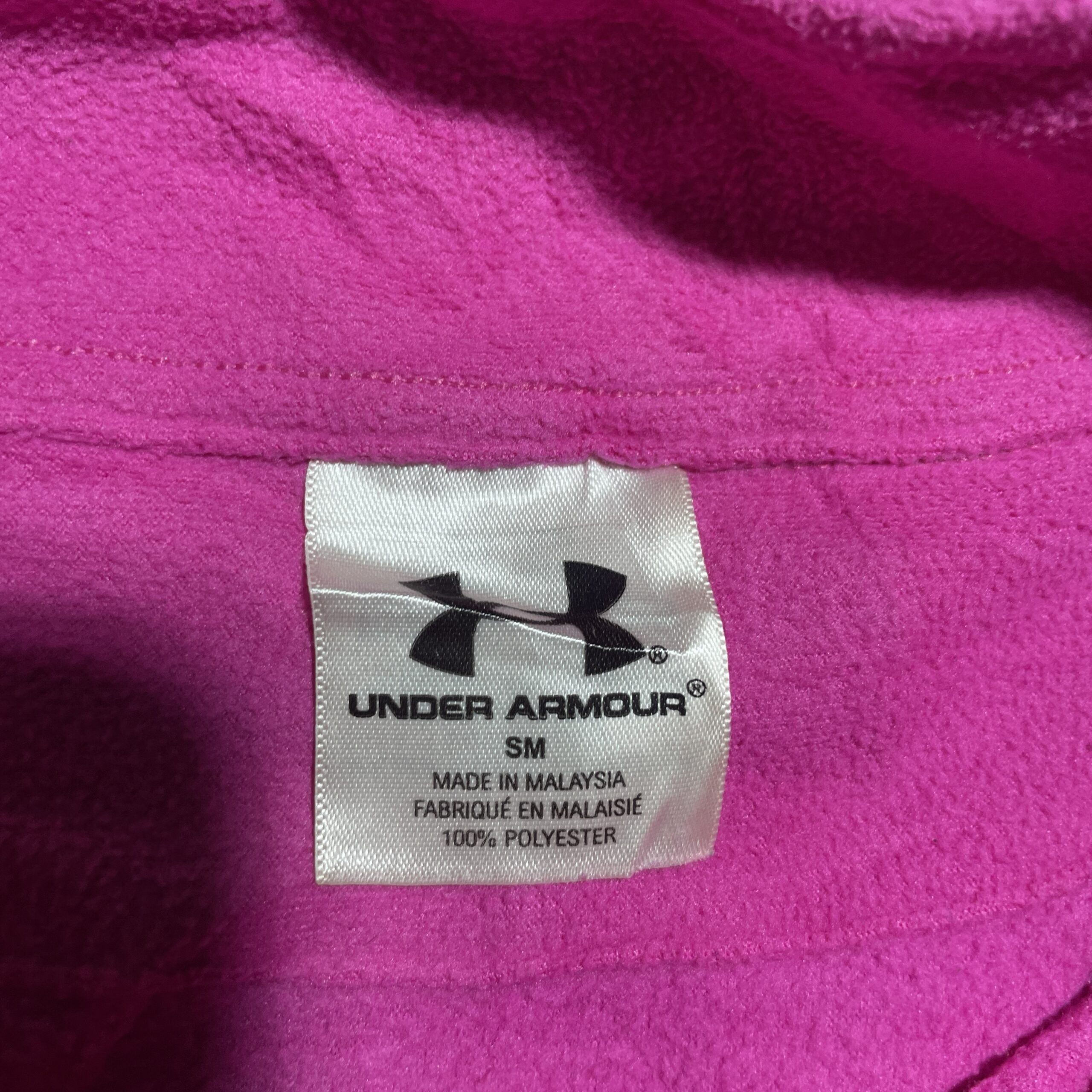 Under Armour Pink Sweater back view