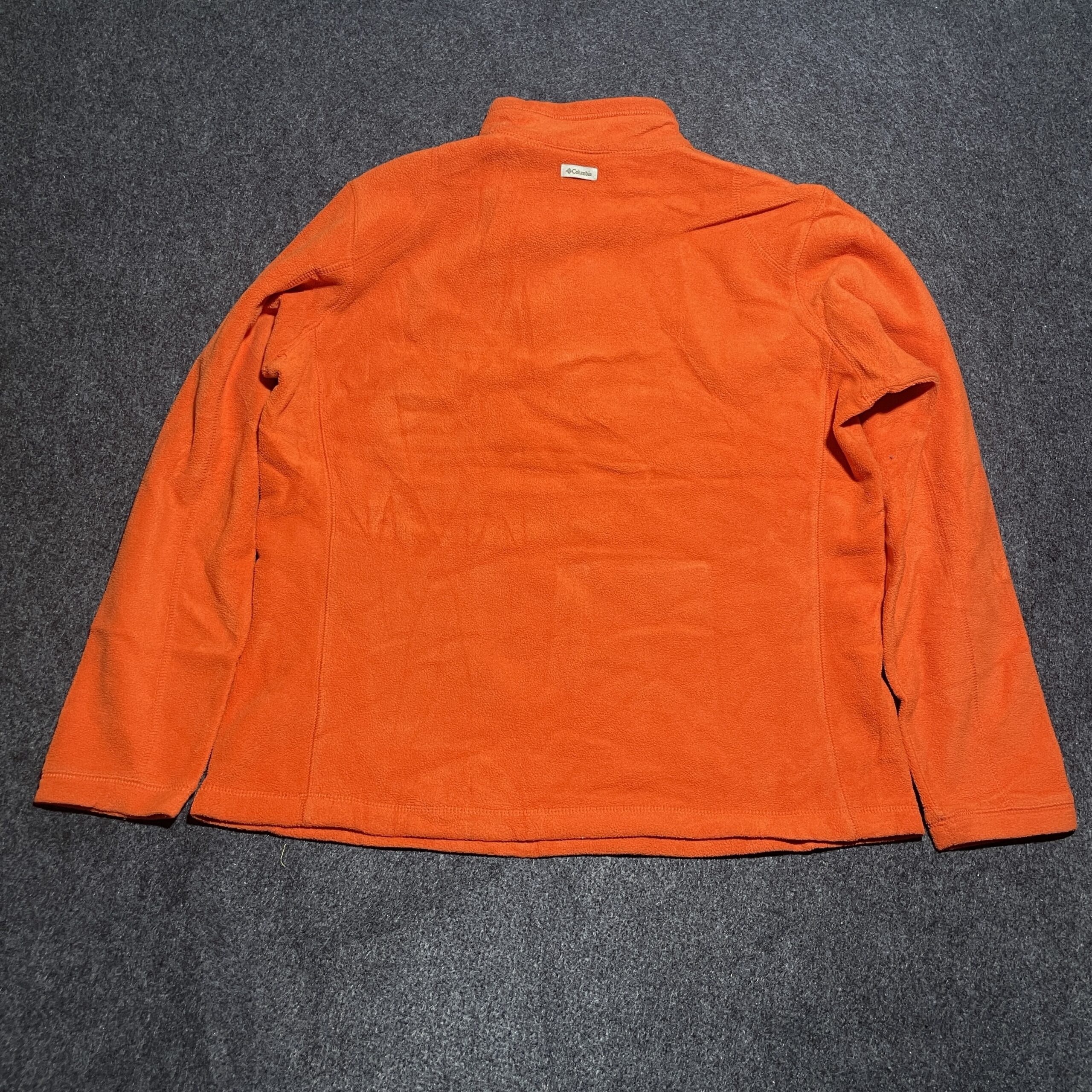 Columbia Orange Sweater detail view