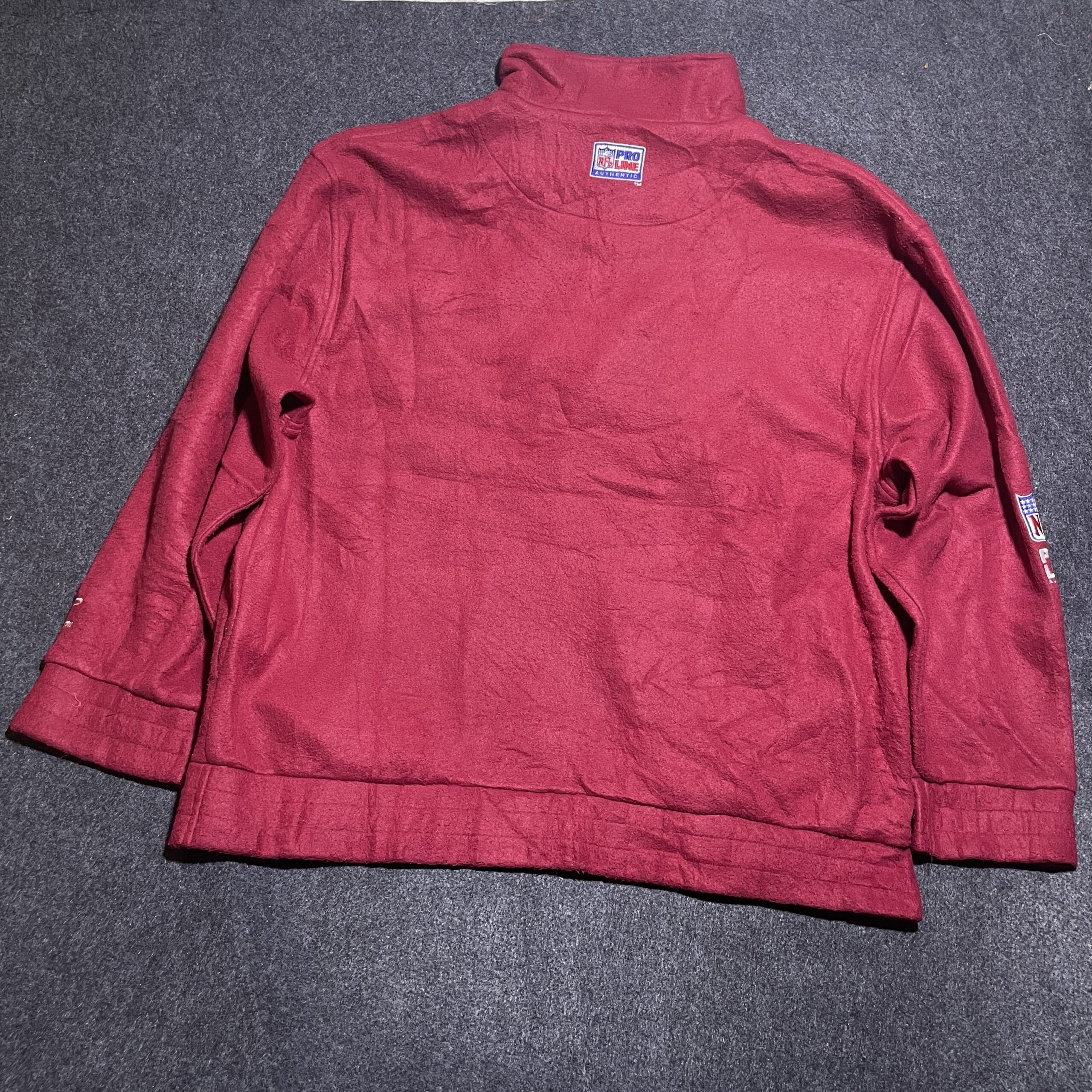Maroon Sweater detail view