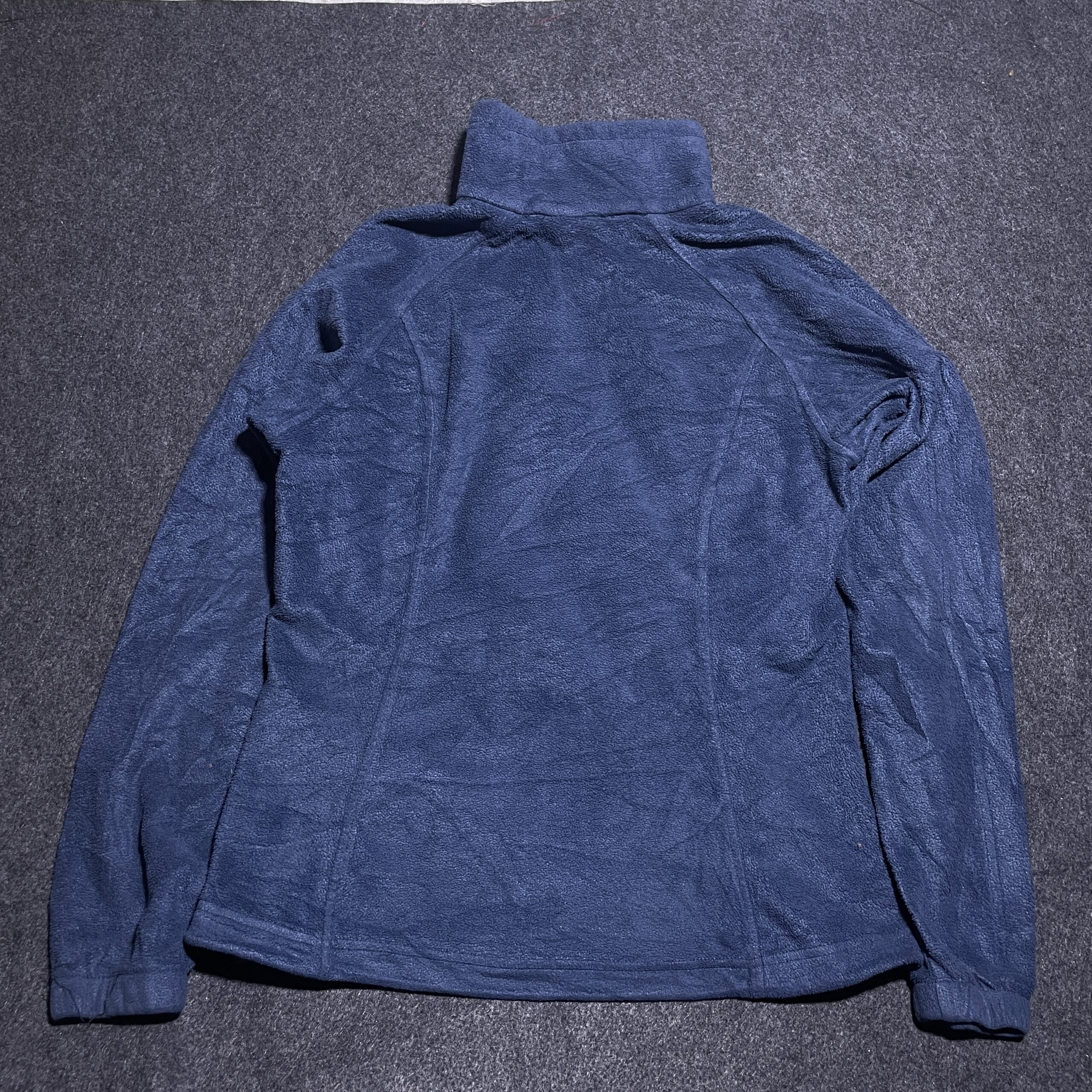 Columbia Blue Fleece Jacket detail view