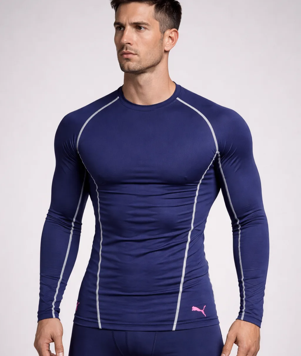 Puma Blue T-Shirt front view