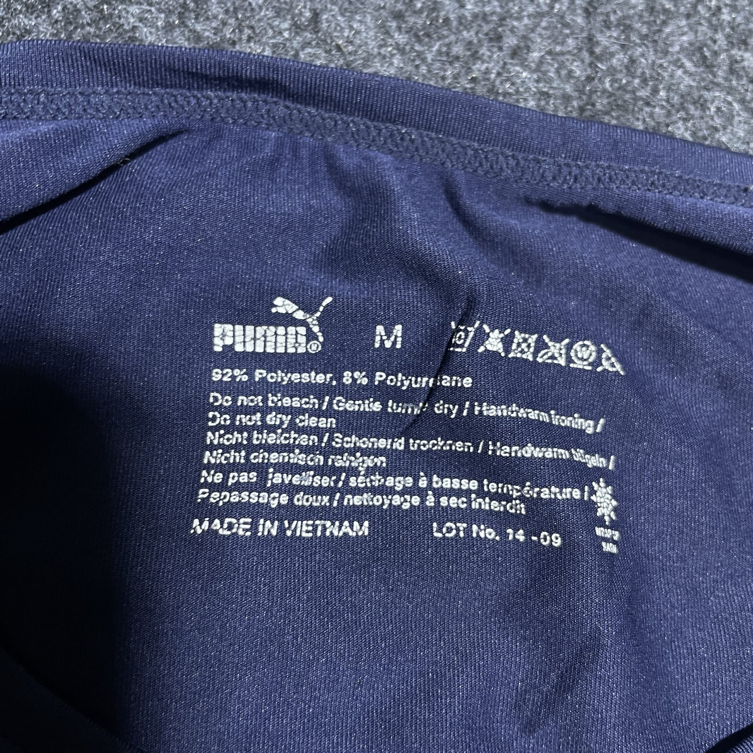 Puma Blue T-Shirt back view