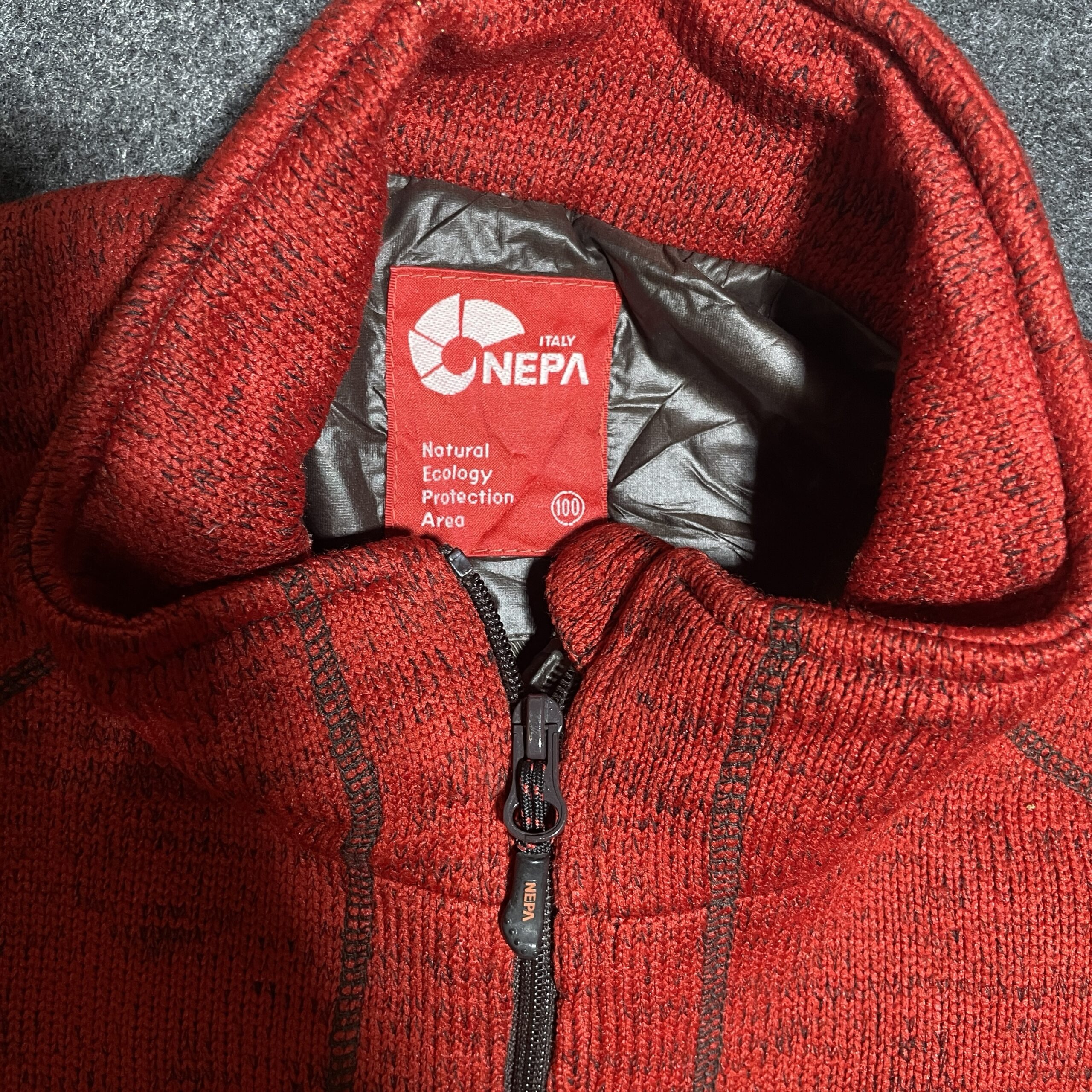 Nepa Red Jacket back view