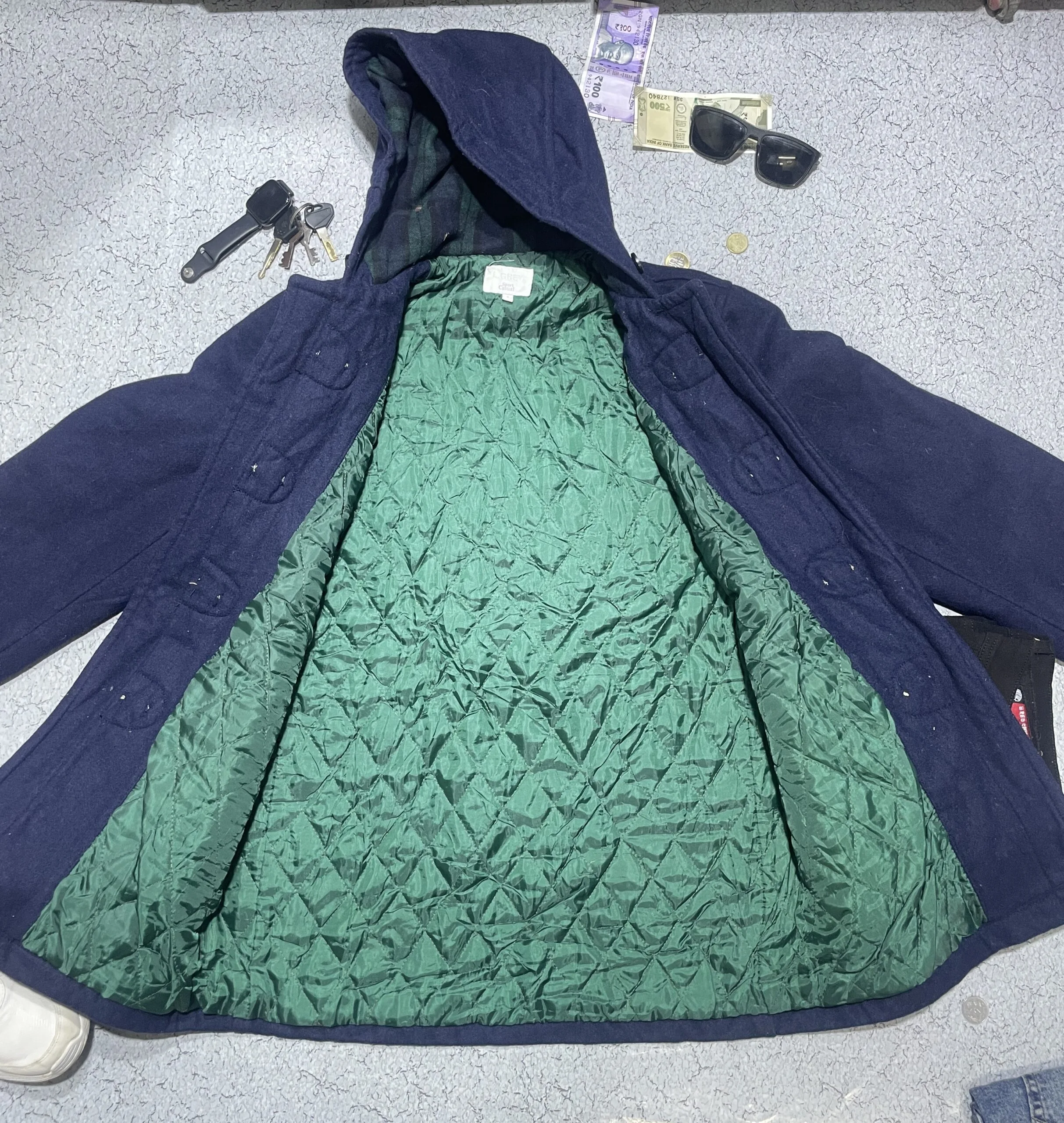 Grey Jacket back view