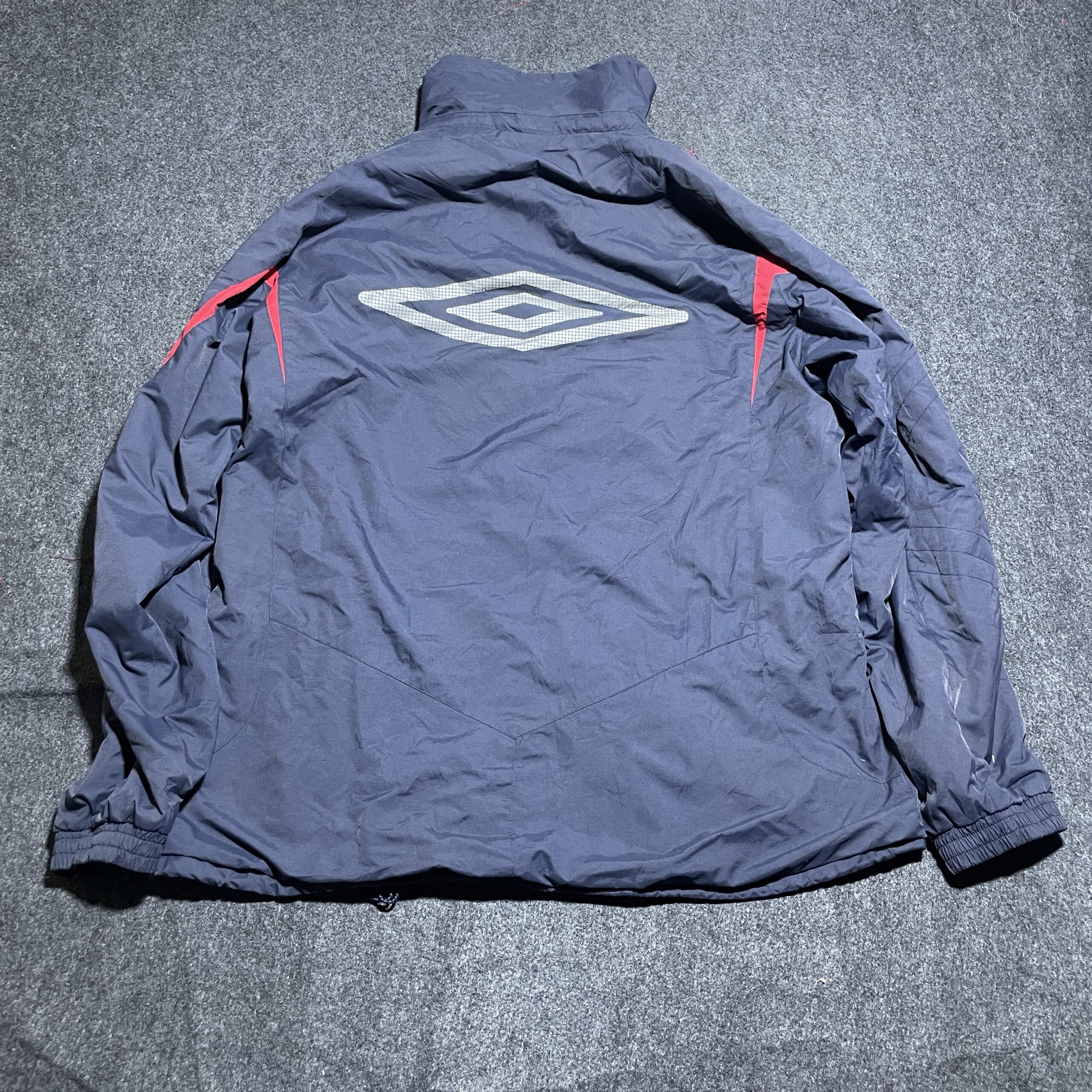 Umbro Navy Jacket detail view