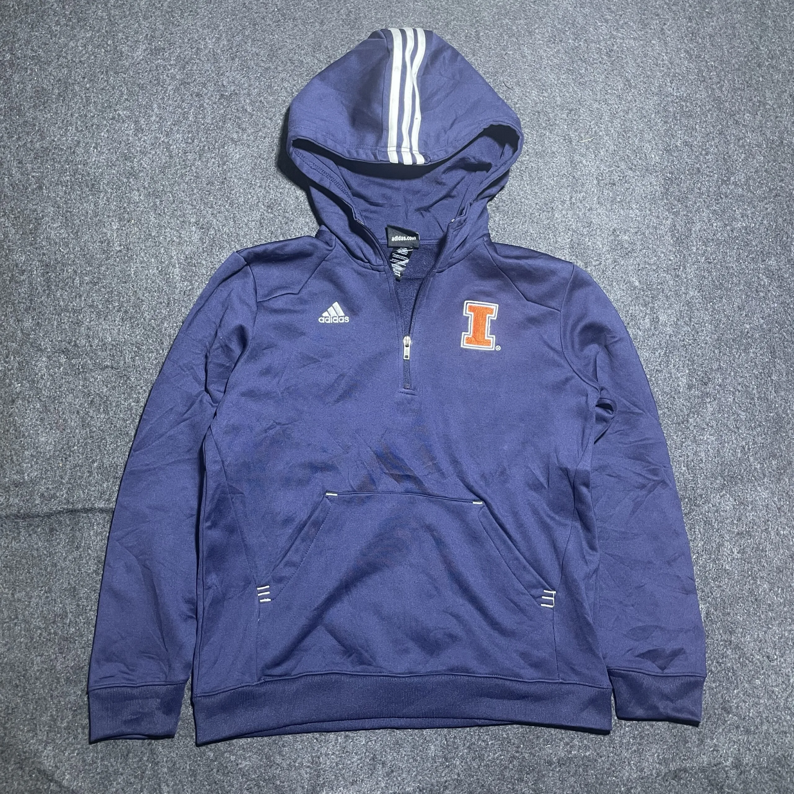 Adidas Navy Hoodie alternate view