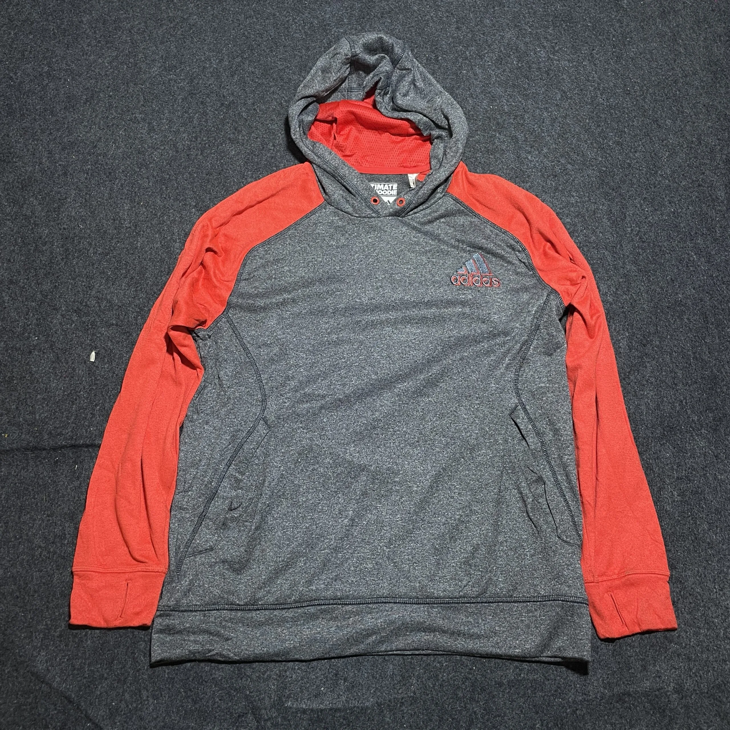 Adidas Grey Hoodie alternate view