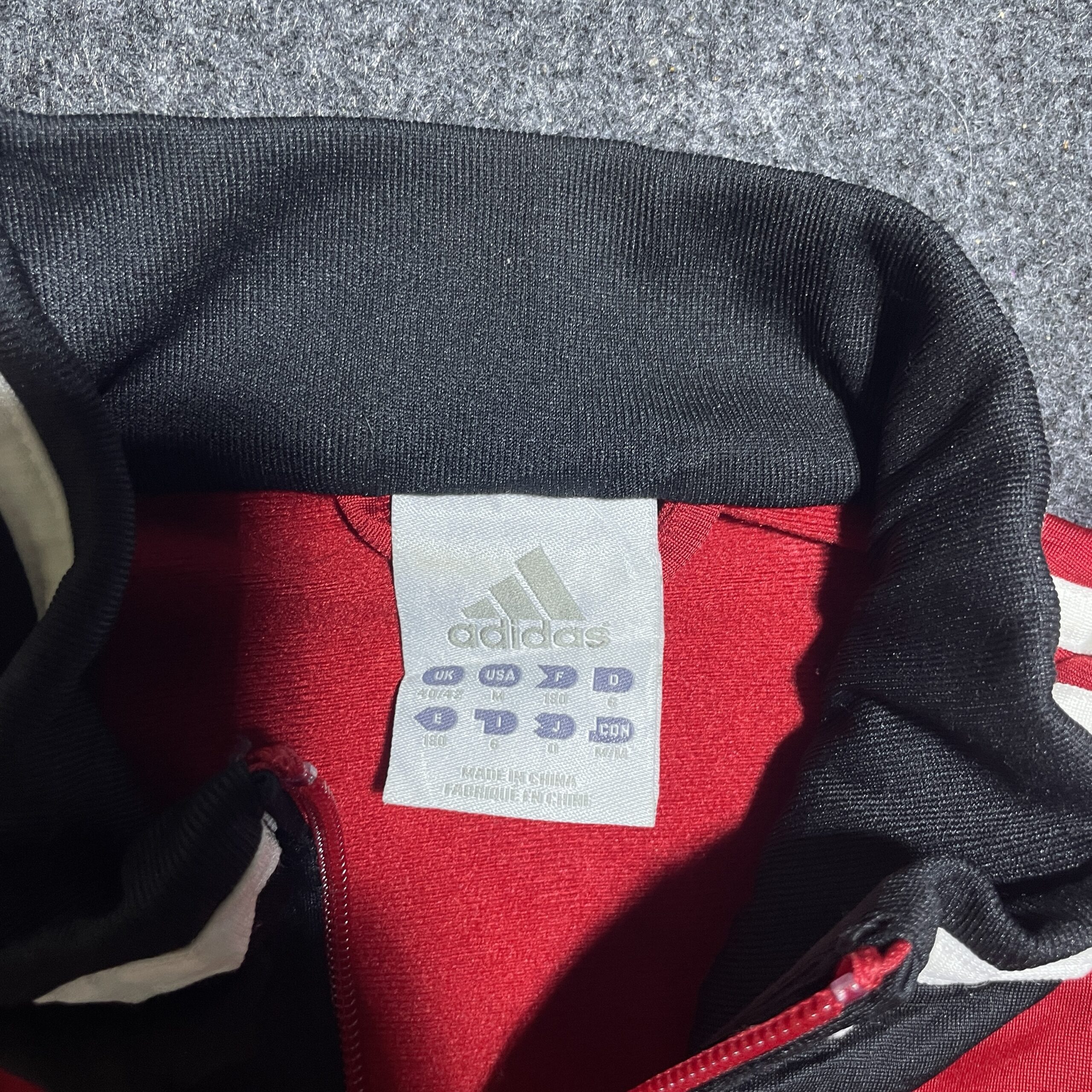 Adidas Black Track Jacket back view