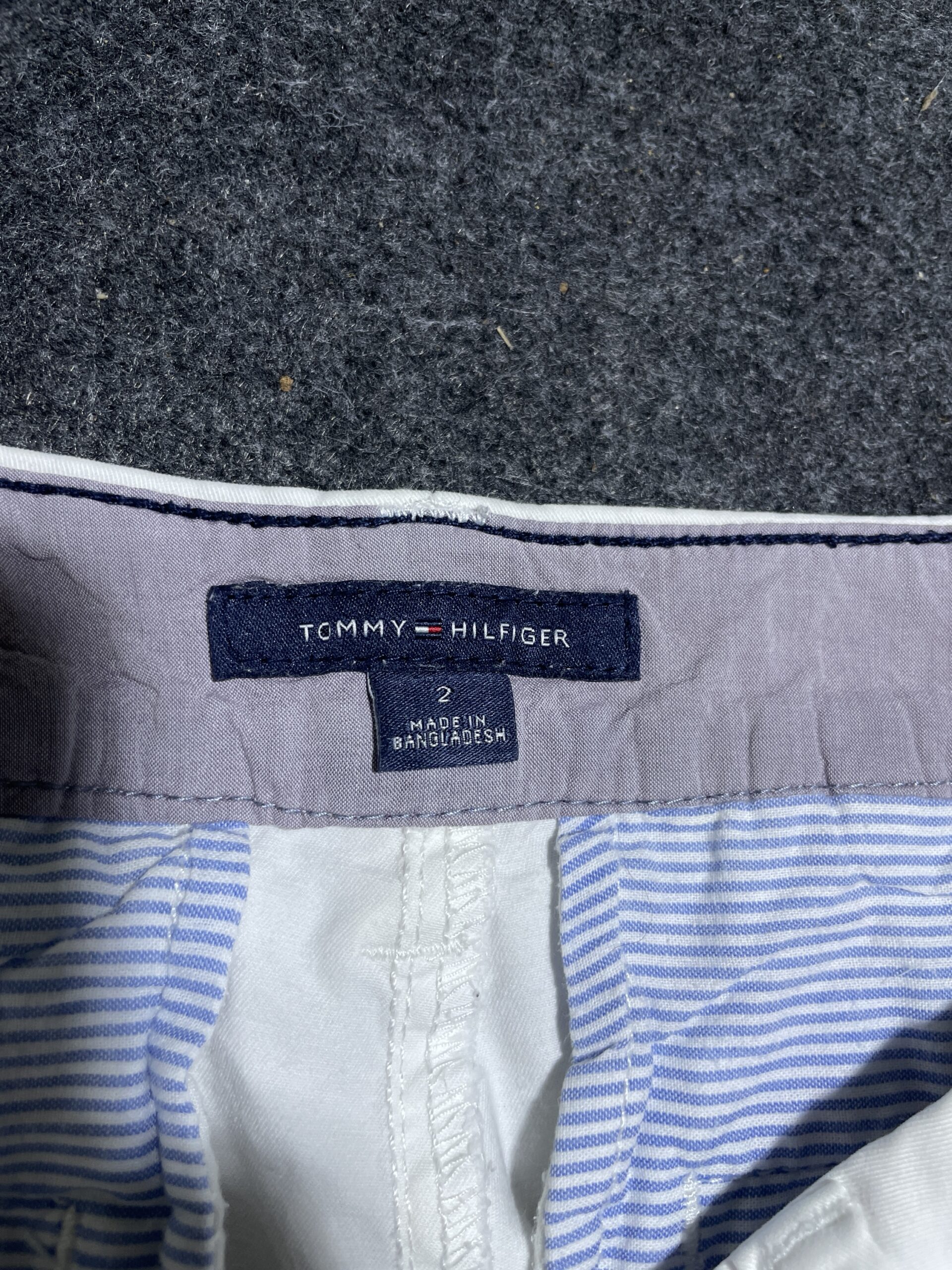 Tommy Hilfiger White Pants detail view