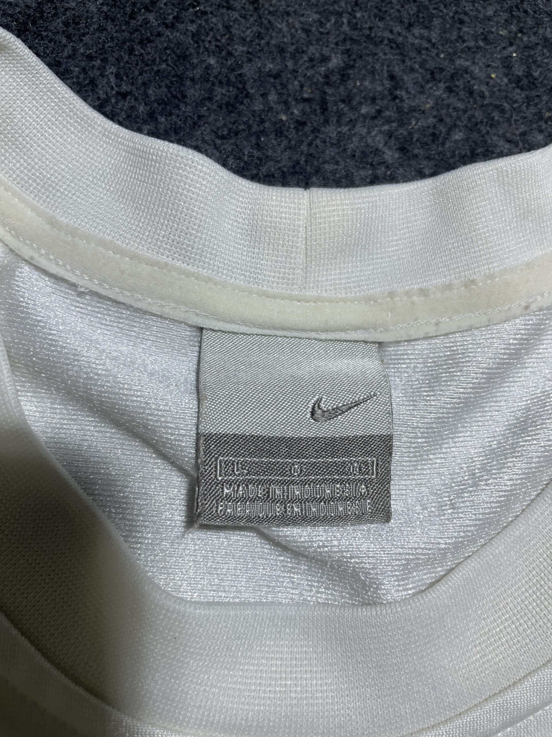 Nike Dri-FIT White T-Shirt detail view
