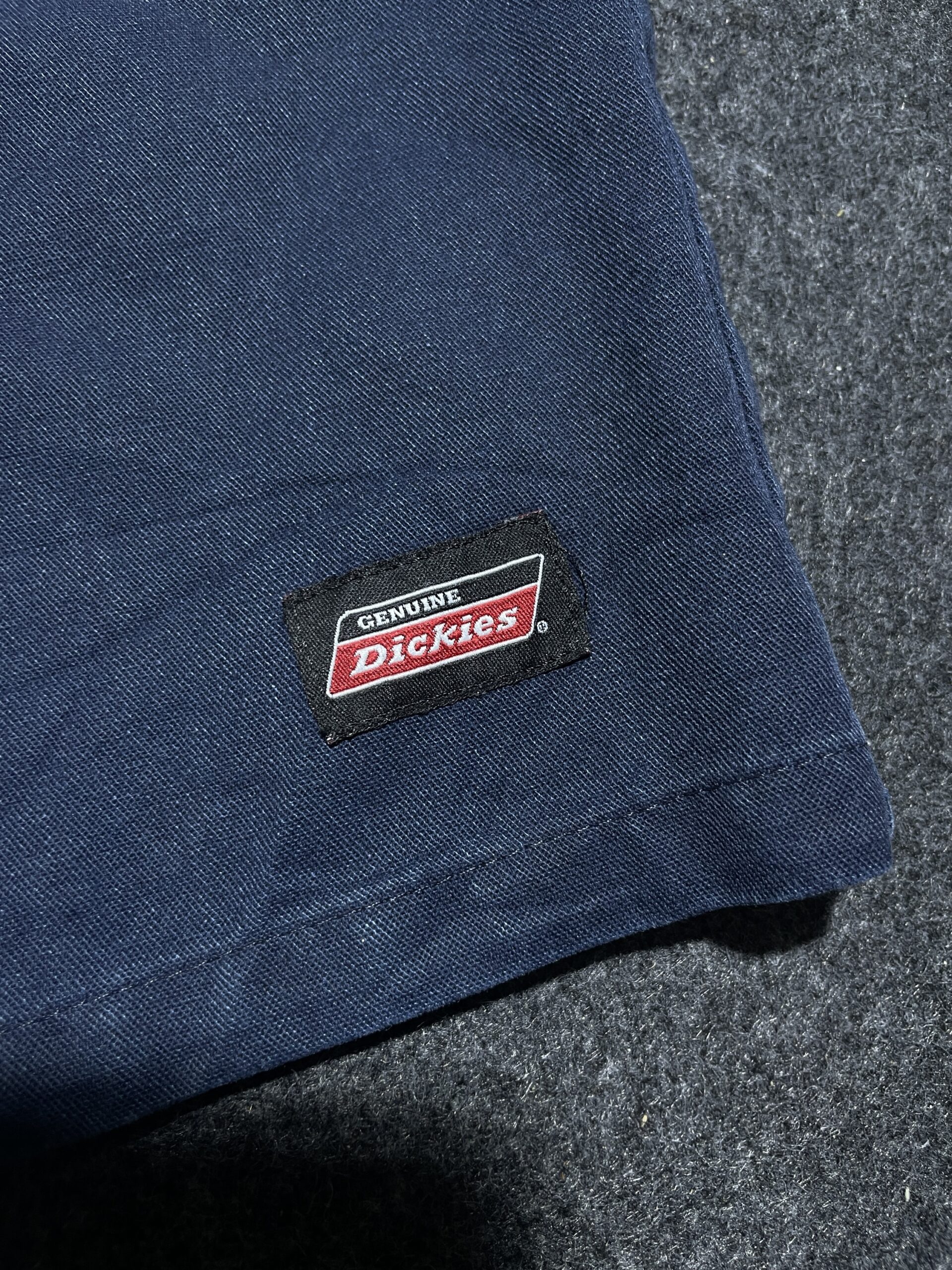 Dickies Navy Shorts detail view