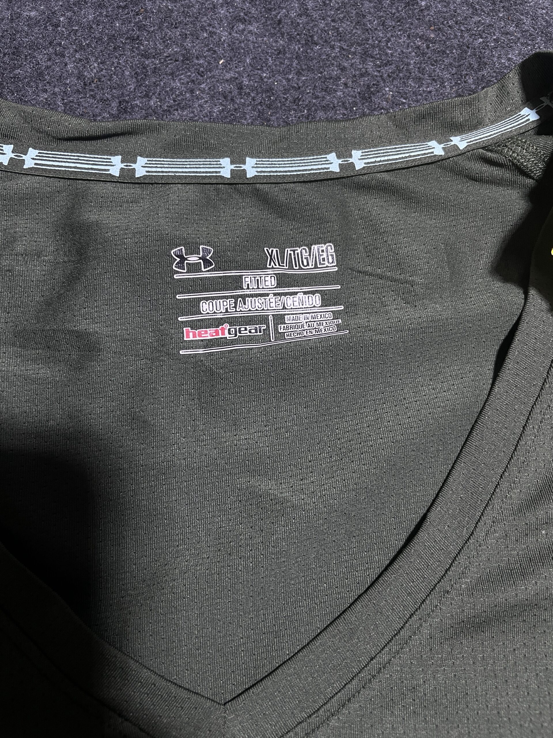Under Armour Green T-Shirt detail view