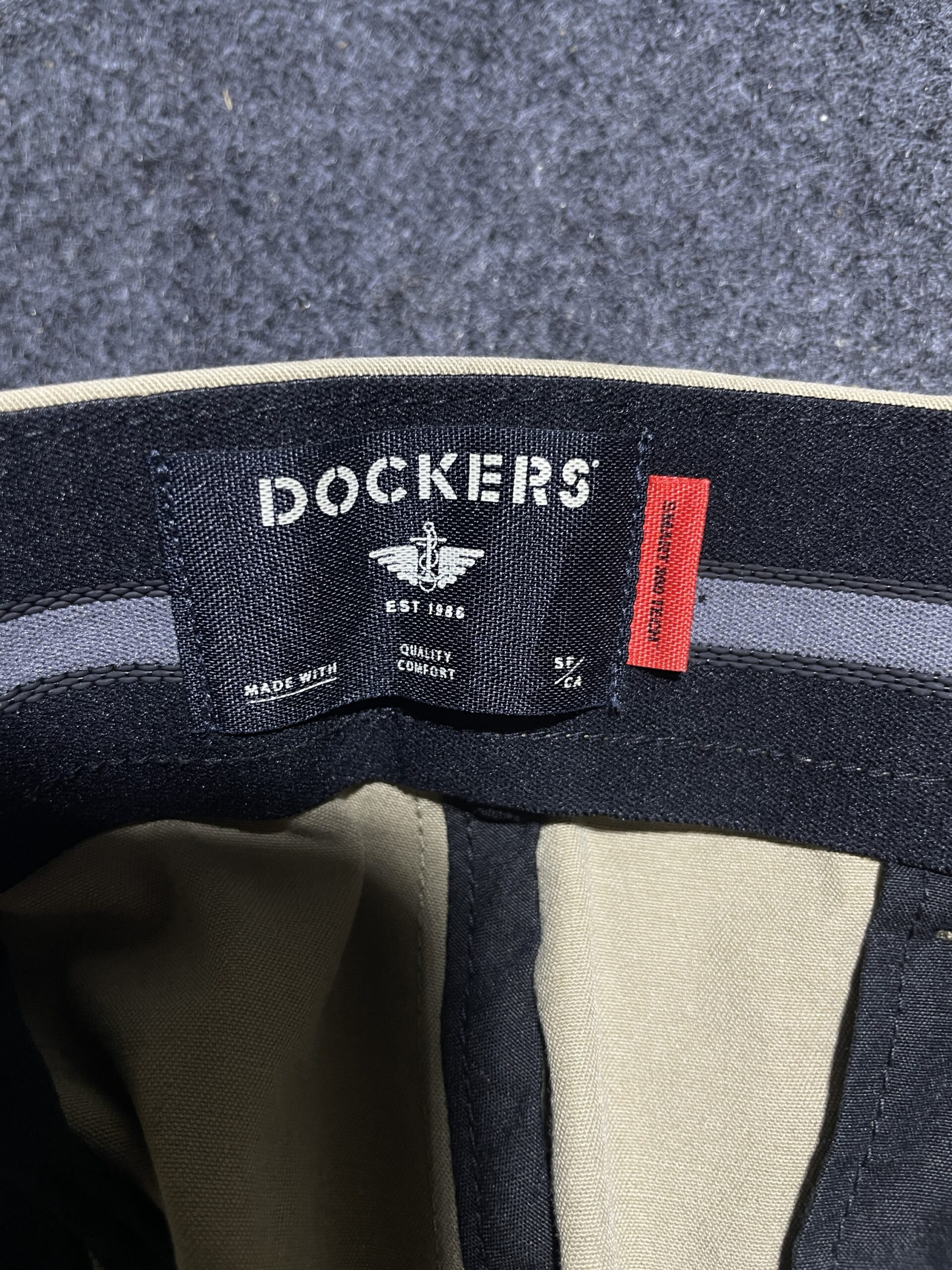 Levi's Khaki Pants back view