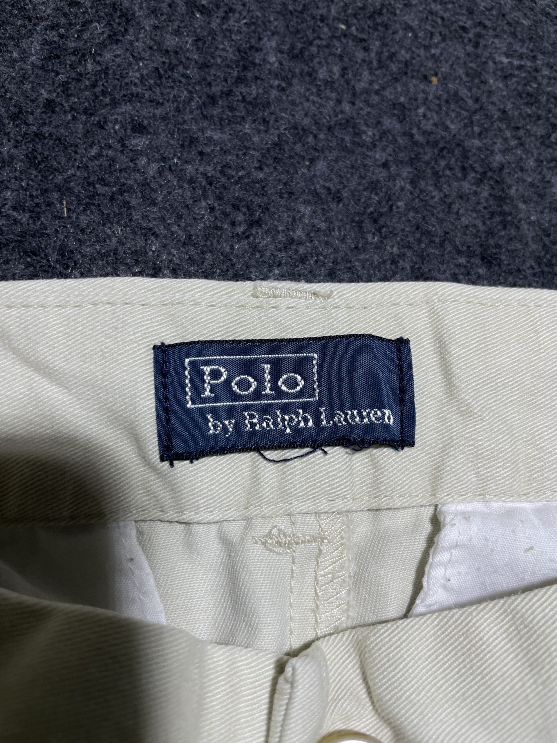 Ralph Lauren White Pants detail view