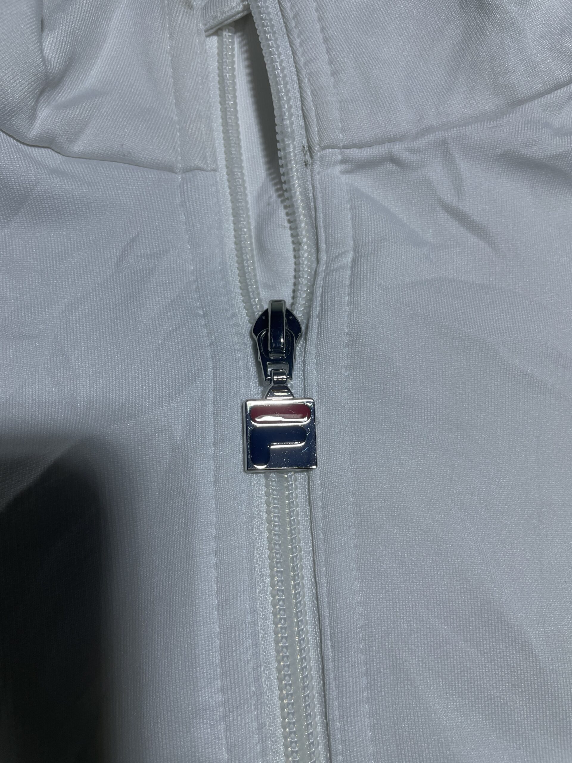 FILA White Track Jacket back view