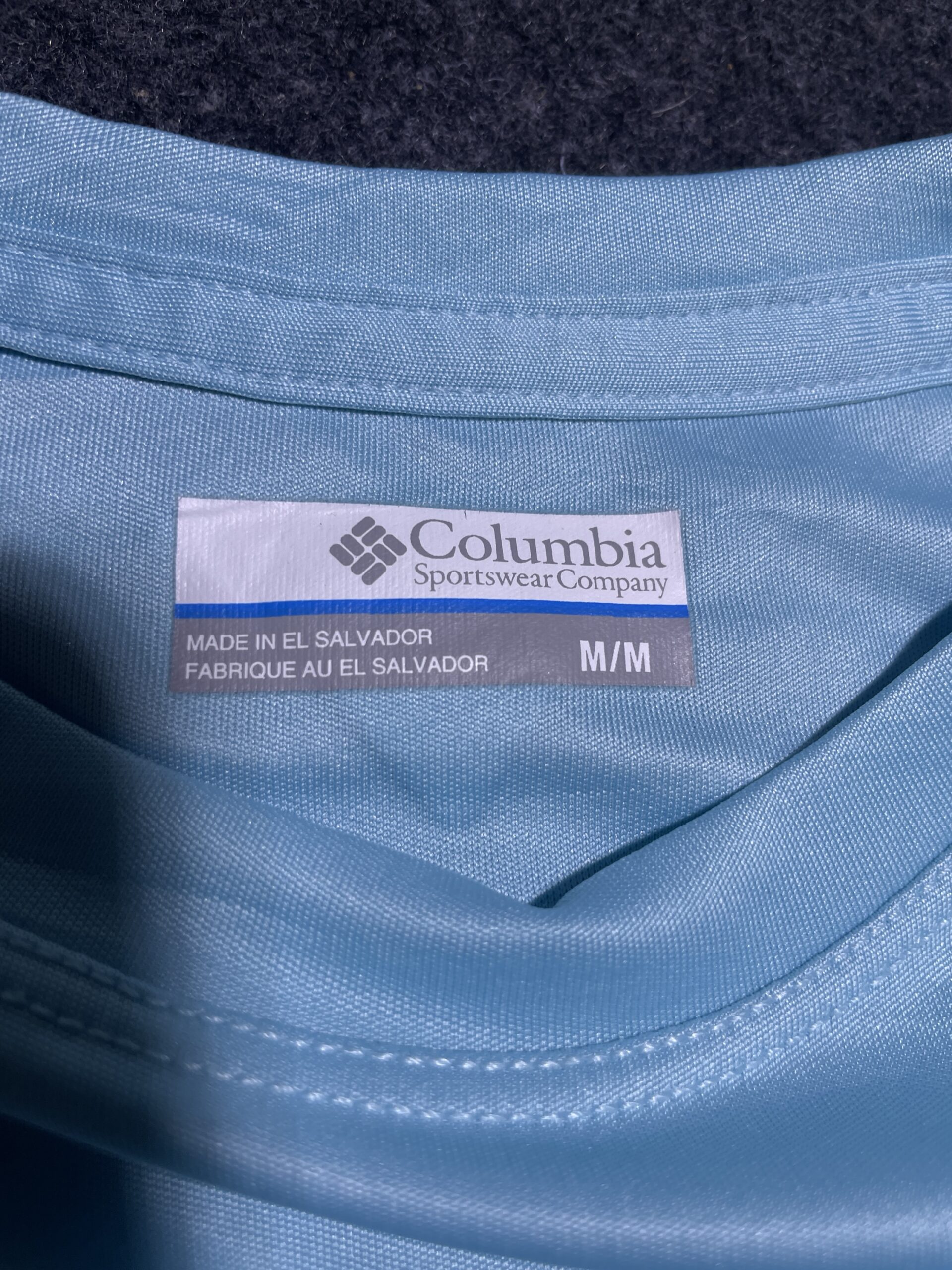 Columbia PFG Blue T-Shirt detail view