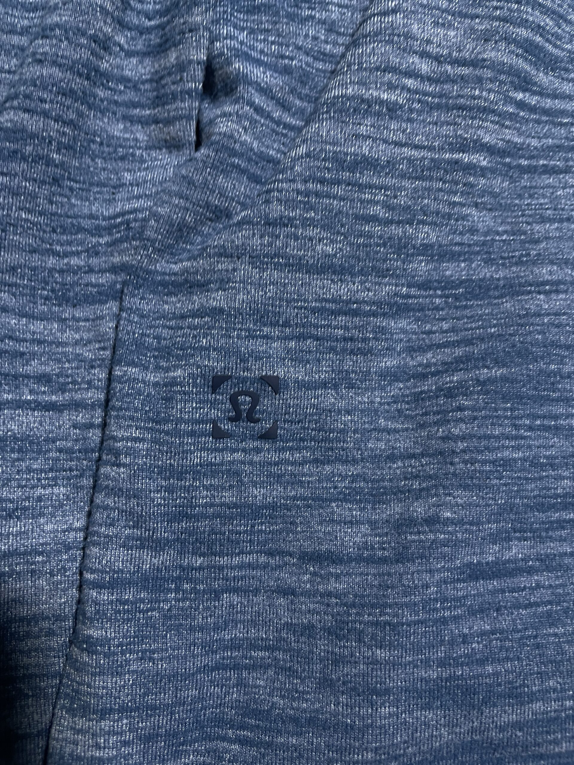 Blue Hoodie back view