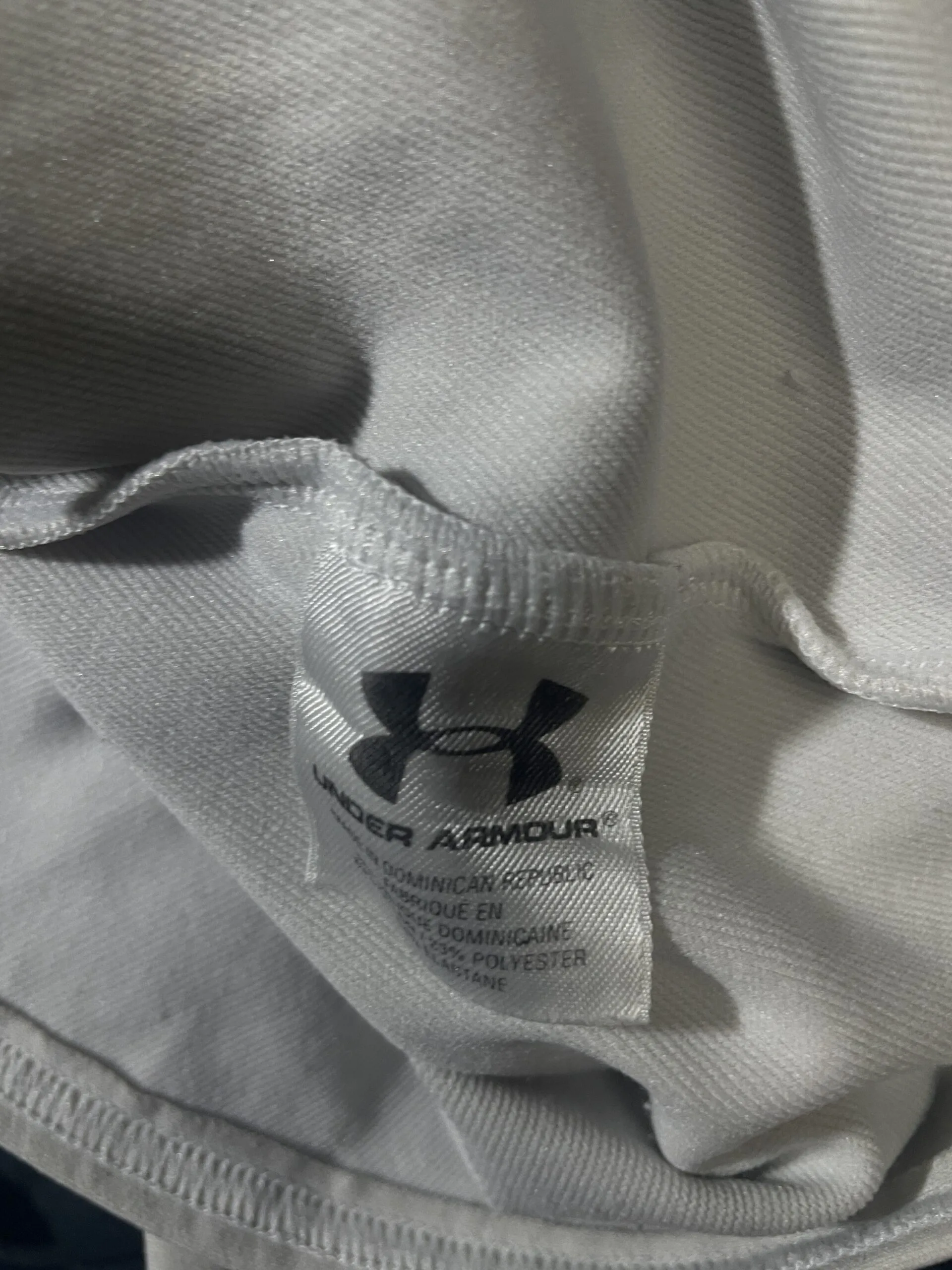 Under Armour White T-Shirt back view