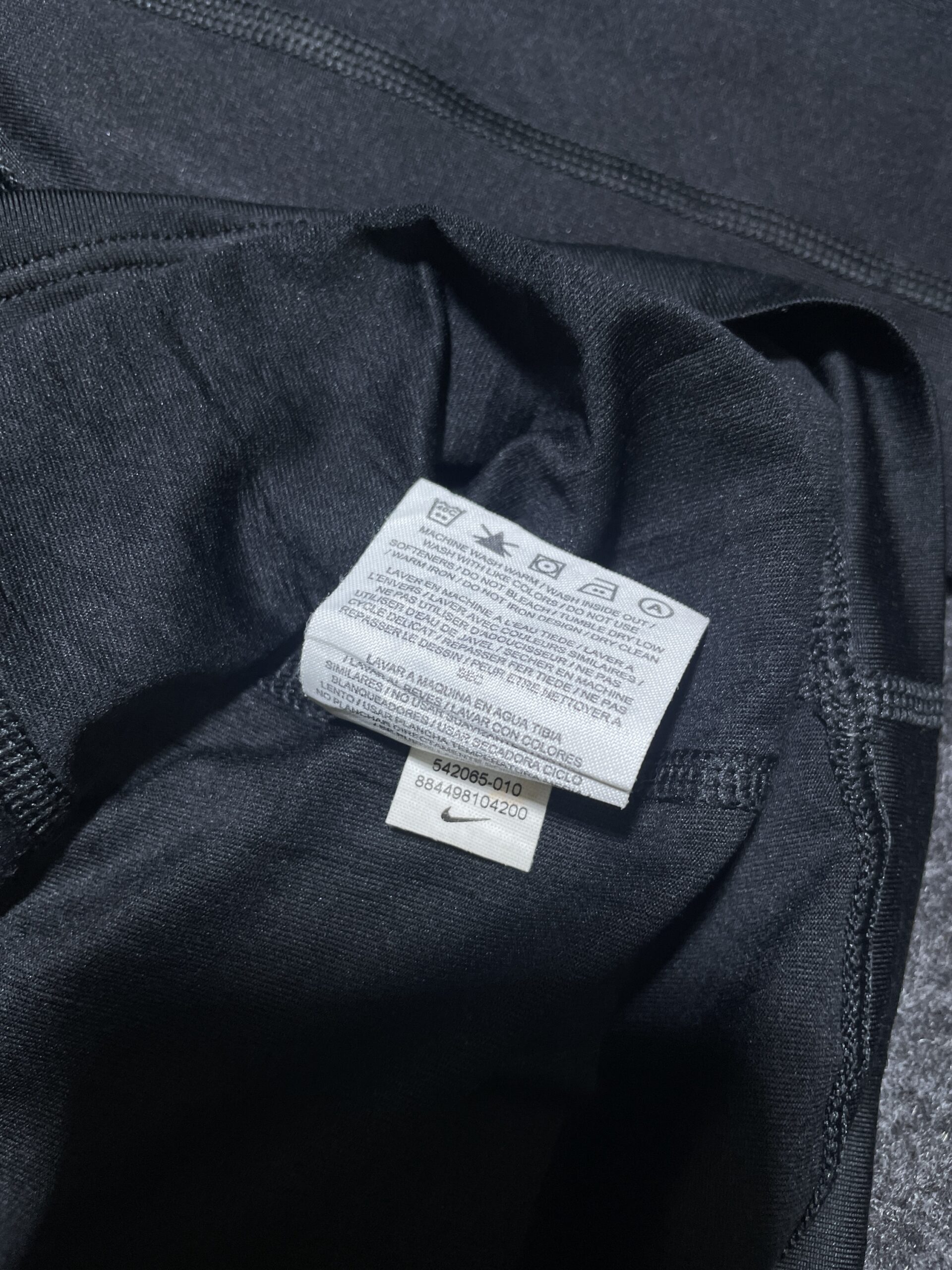 Nike Black T-Shirt back view