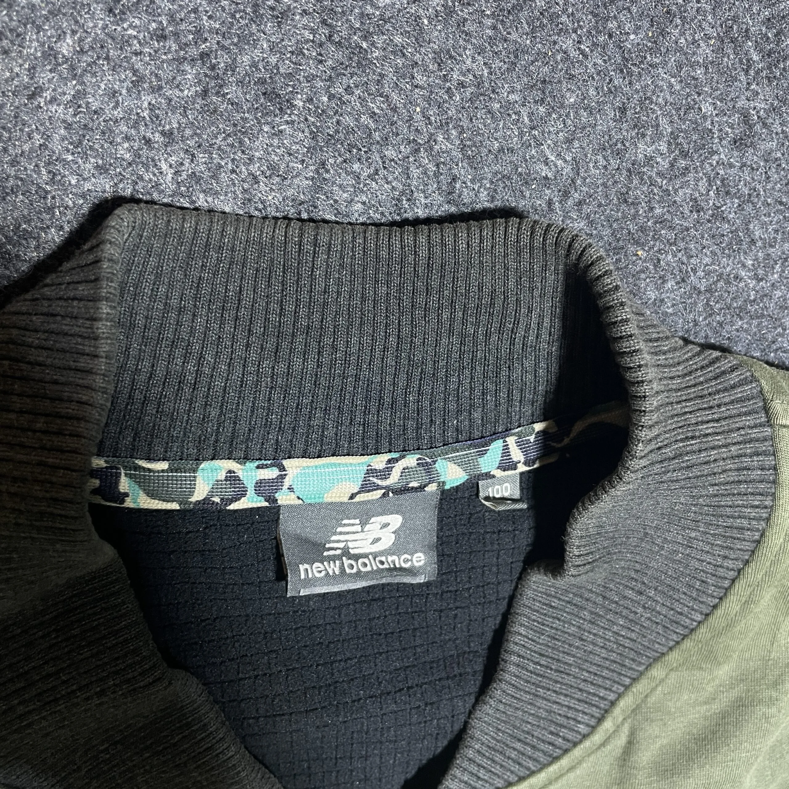New Balance Green Jacket back view