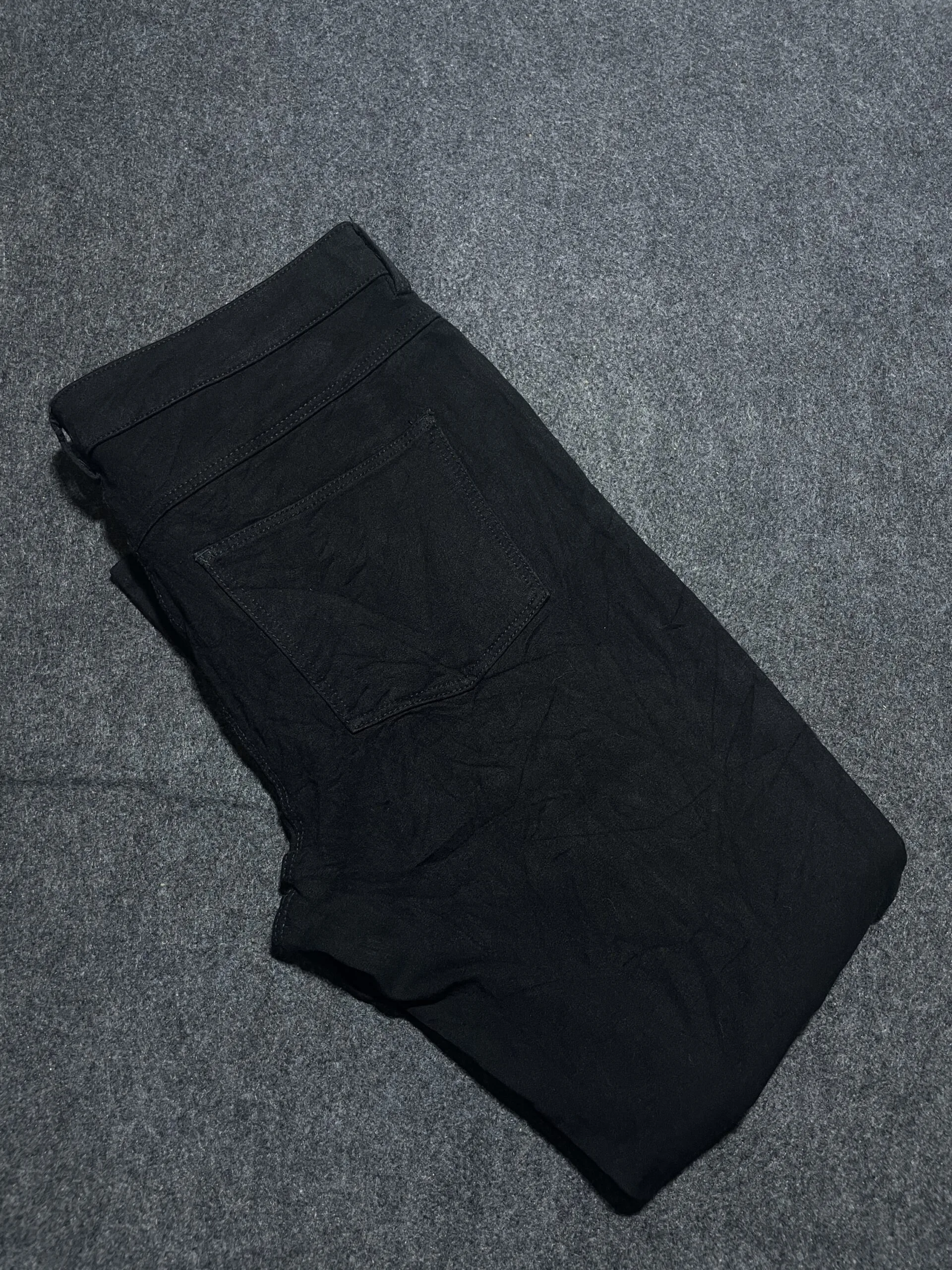 Black Denim Jeans front view
