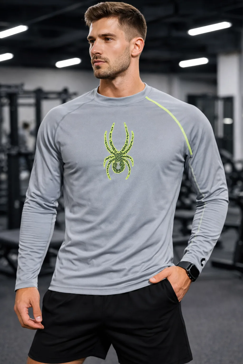 Grey T-Shirt front view