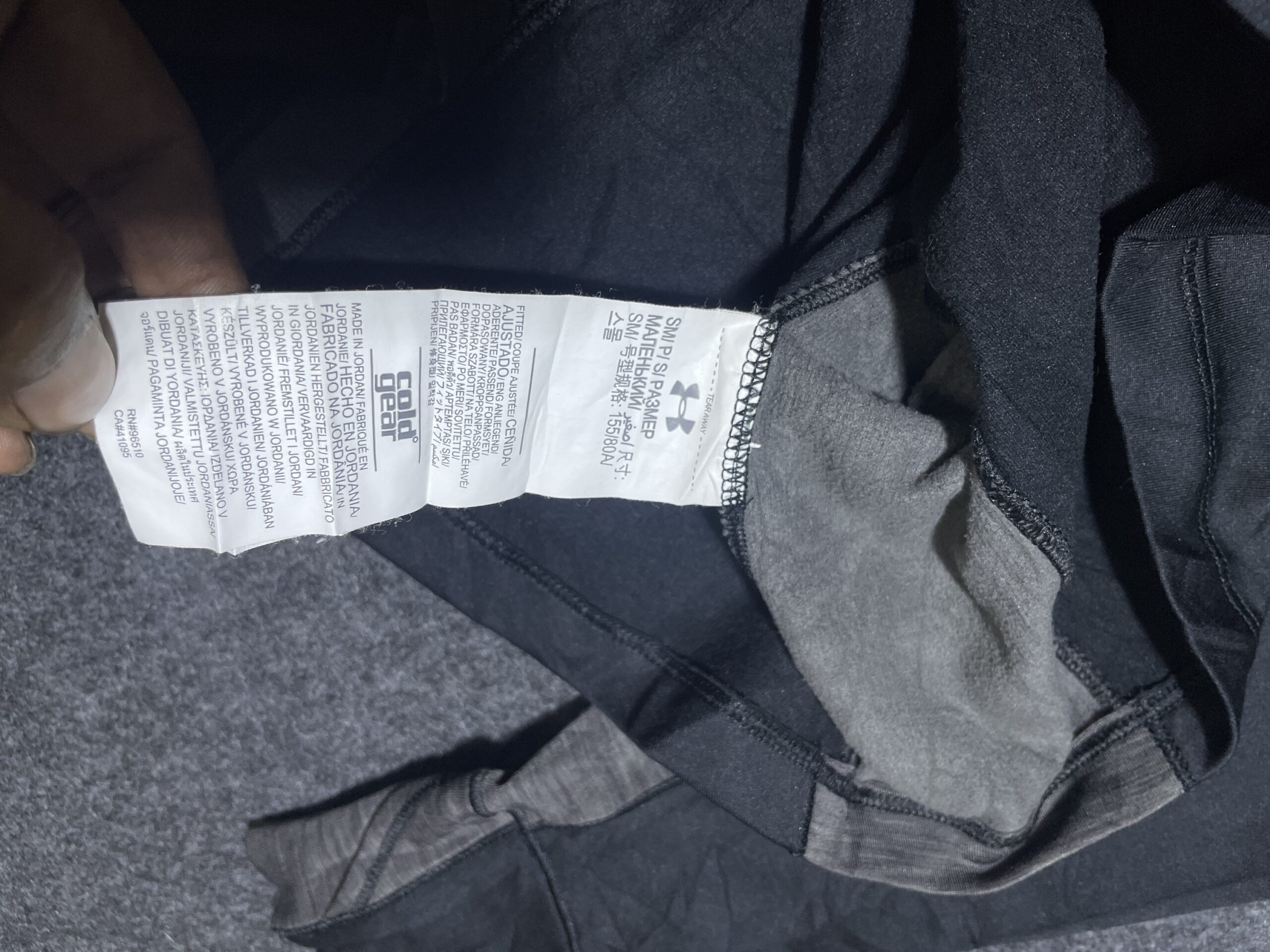 Under Armour Black T-Shirt detail view