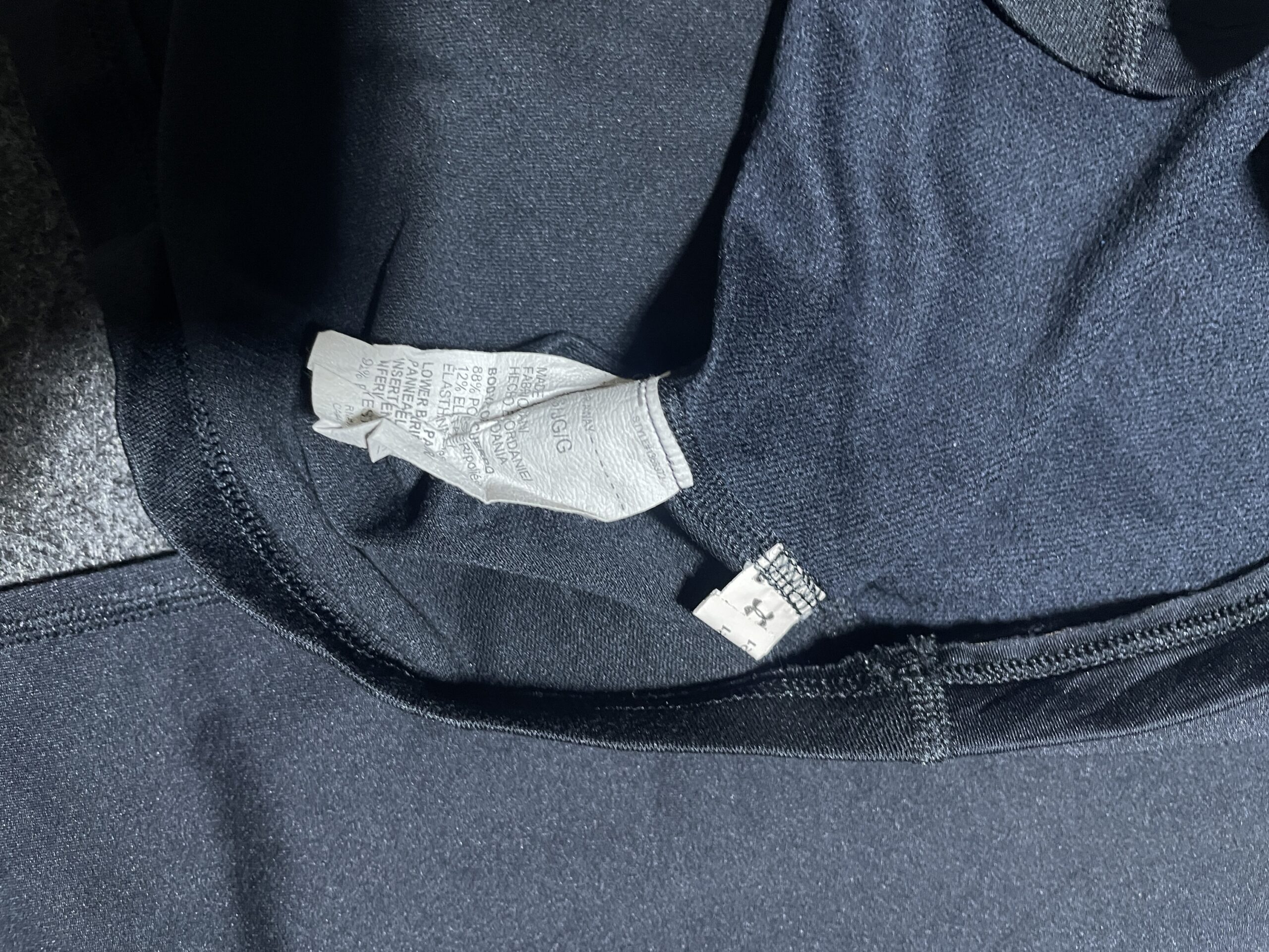 Under Armour Black T-Shirt back view