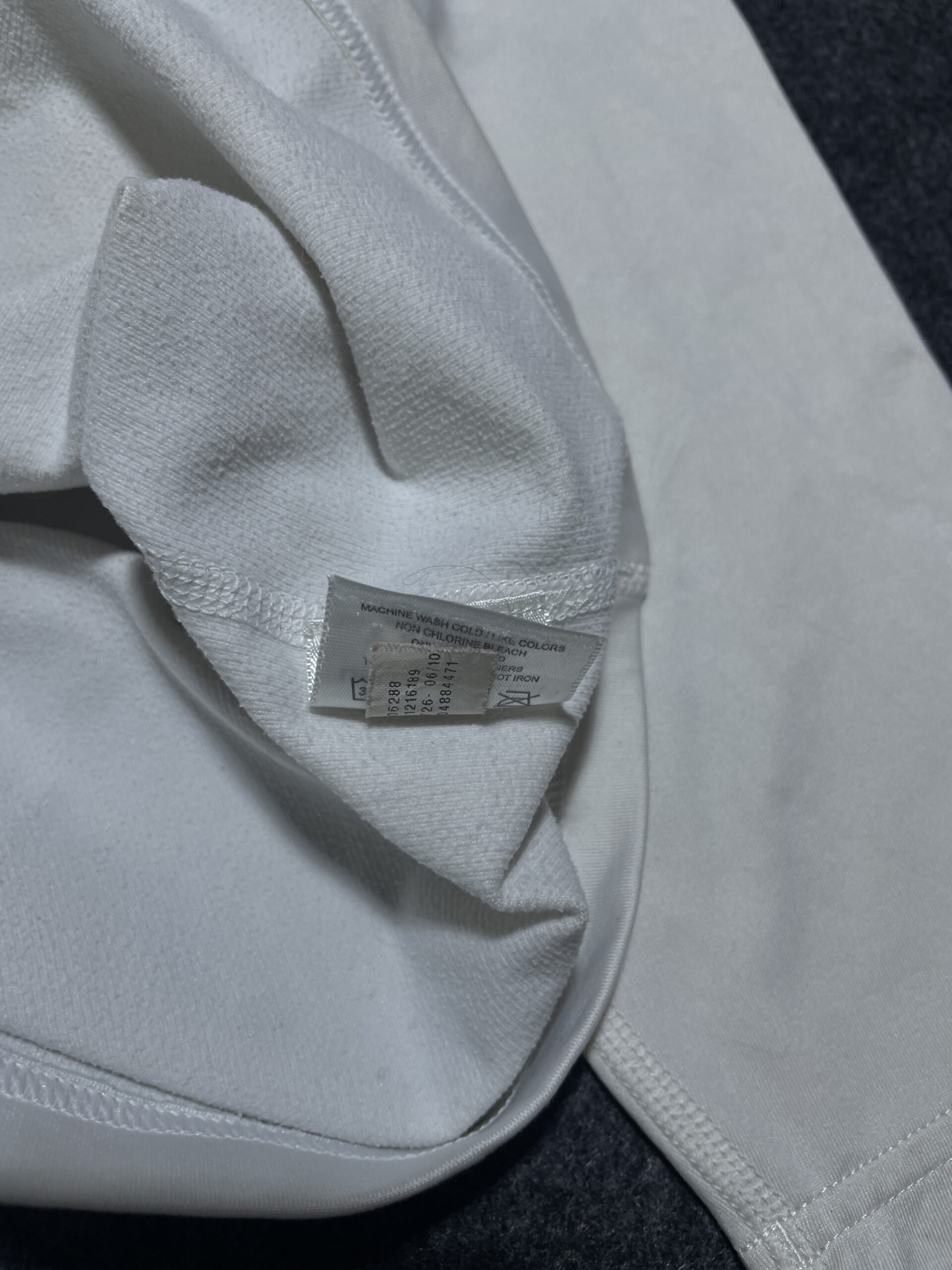 Under Armour White T-Shirt back view
