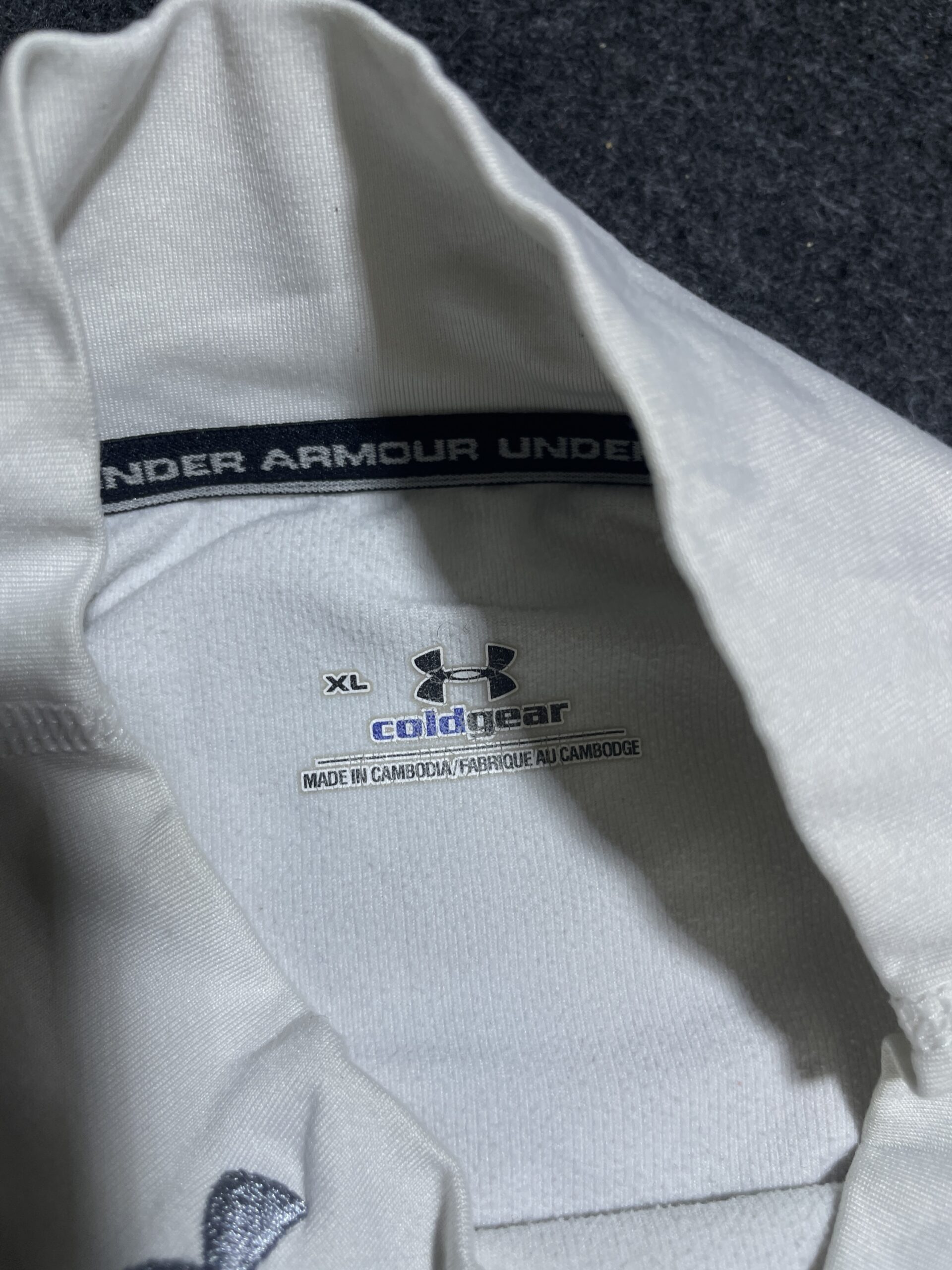 Under Armour White T-Shirt detail view