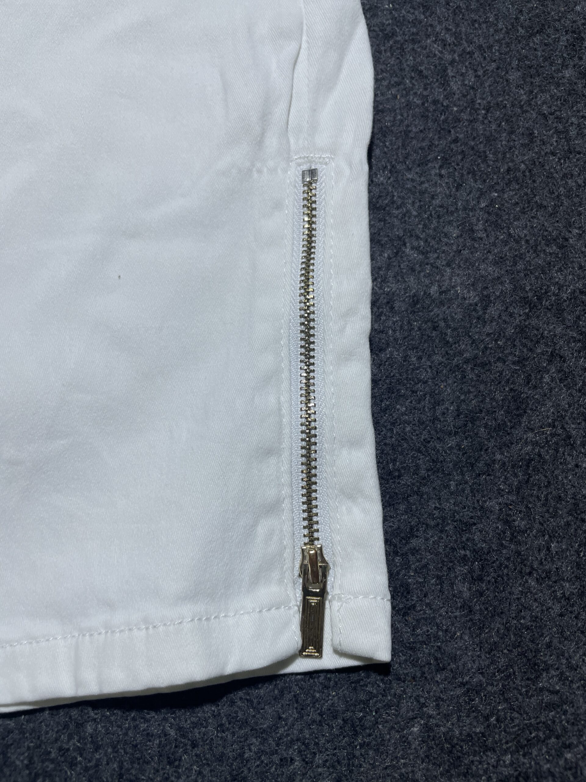 White Chinos back view