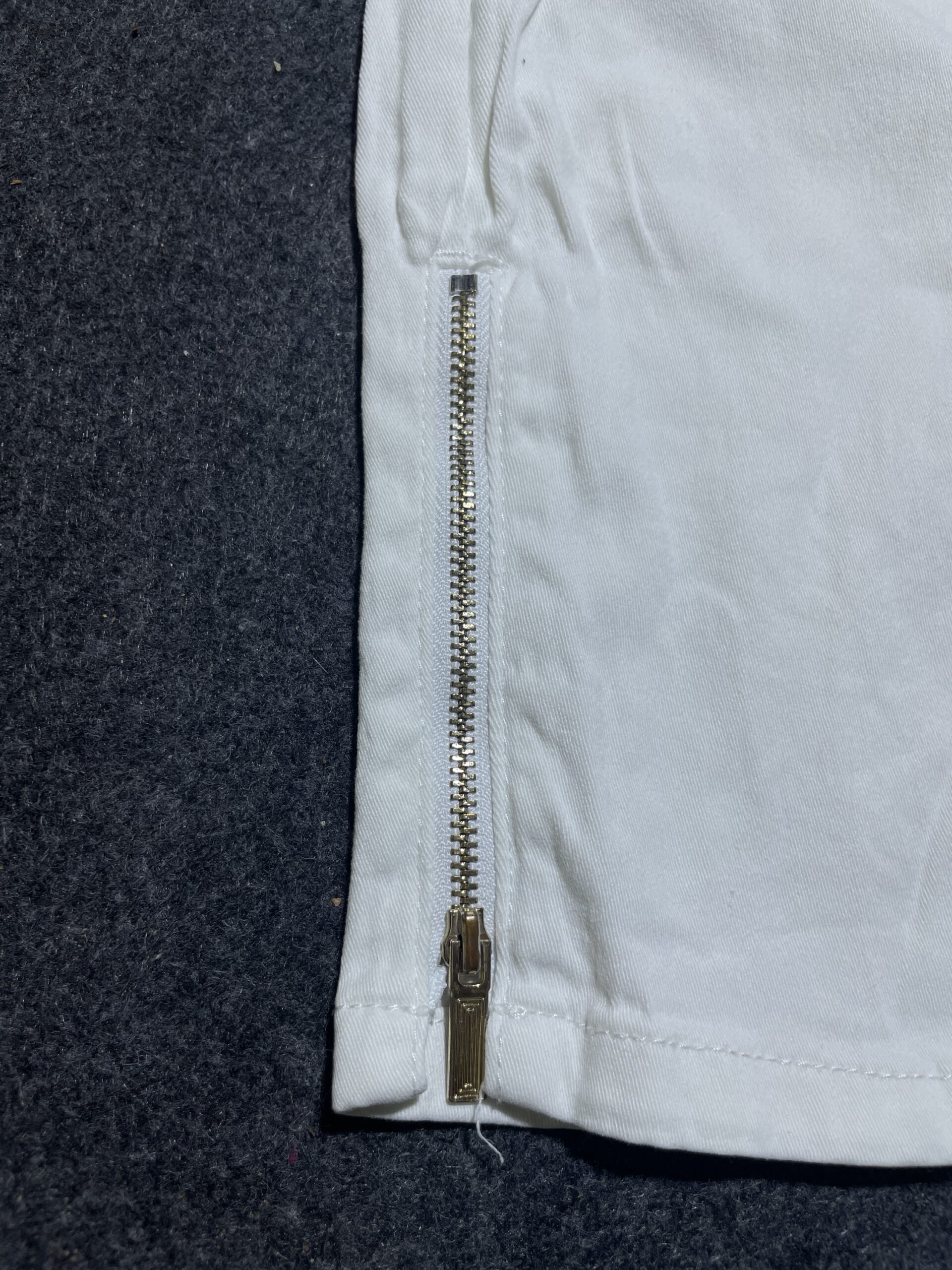White Chinos detail view