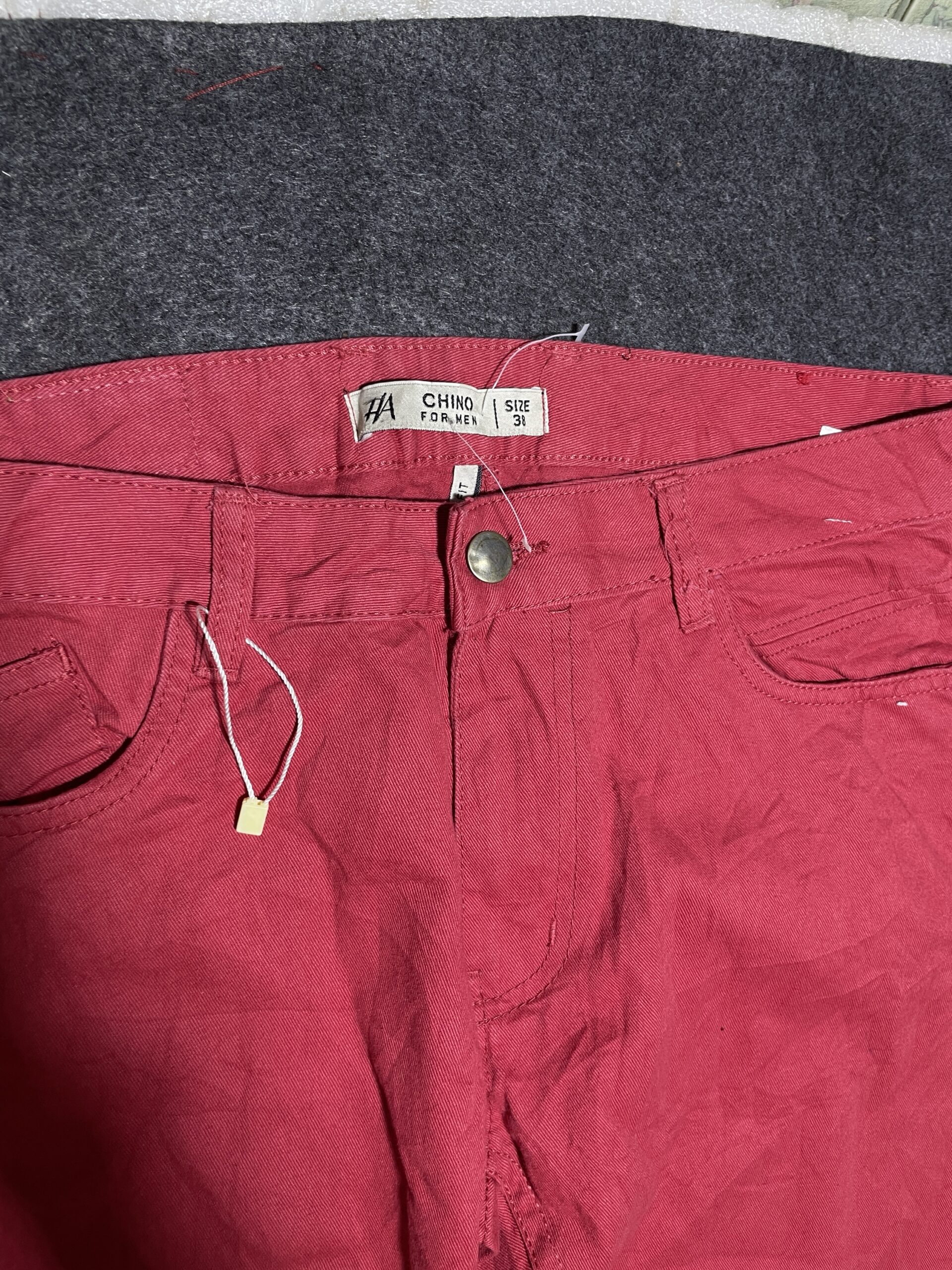 Red Chinos alternate view