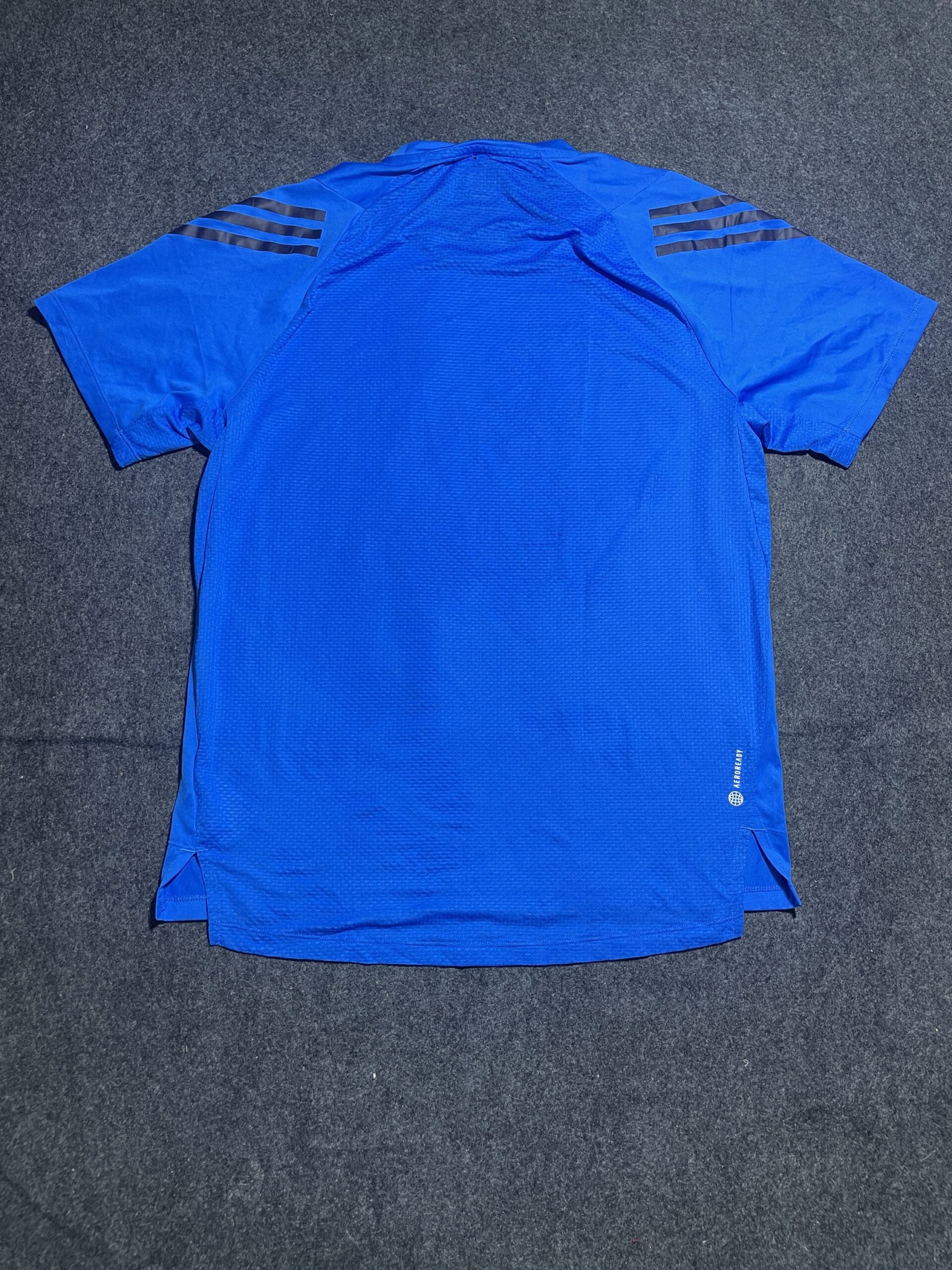 Adidas Blue T-Shirt detail view