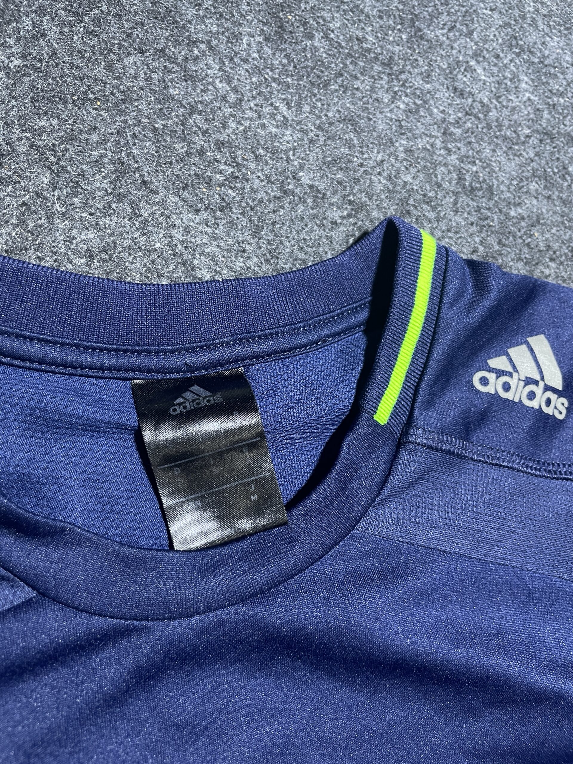 Adidas Navy T-Shirt back view