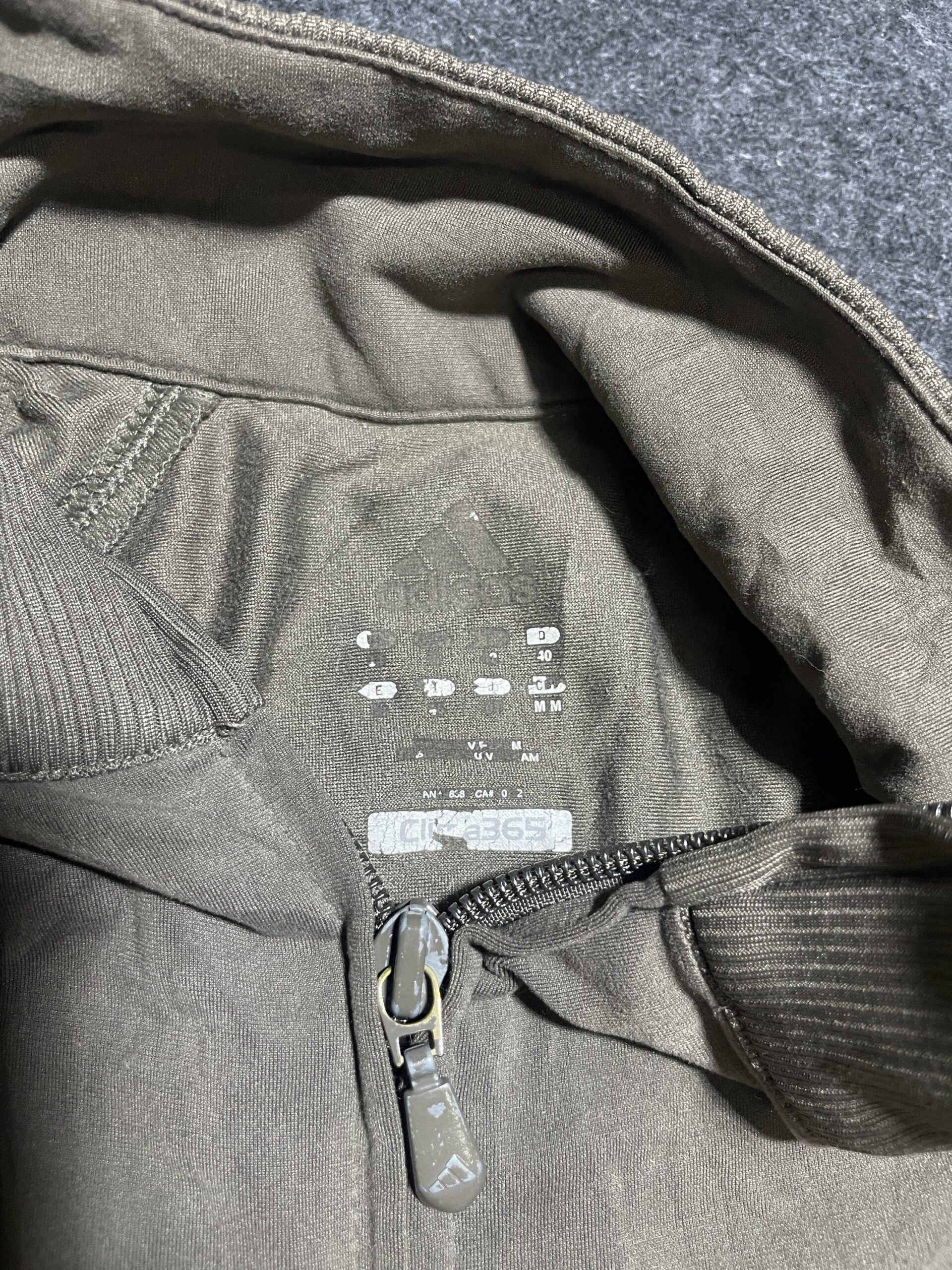 Adidas Brown Track Jacket back view