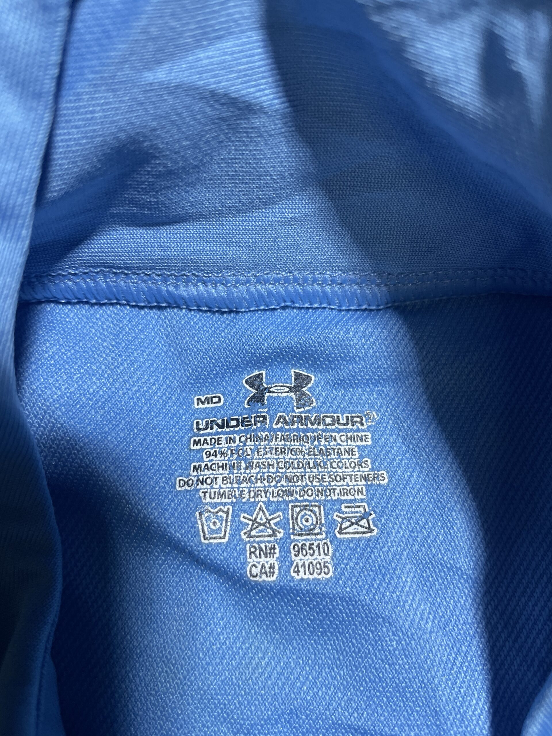 Under Armour Blue T-Shirt detail view