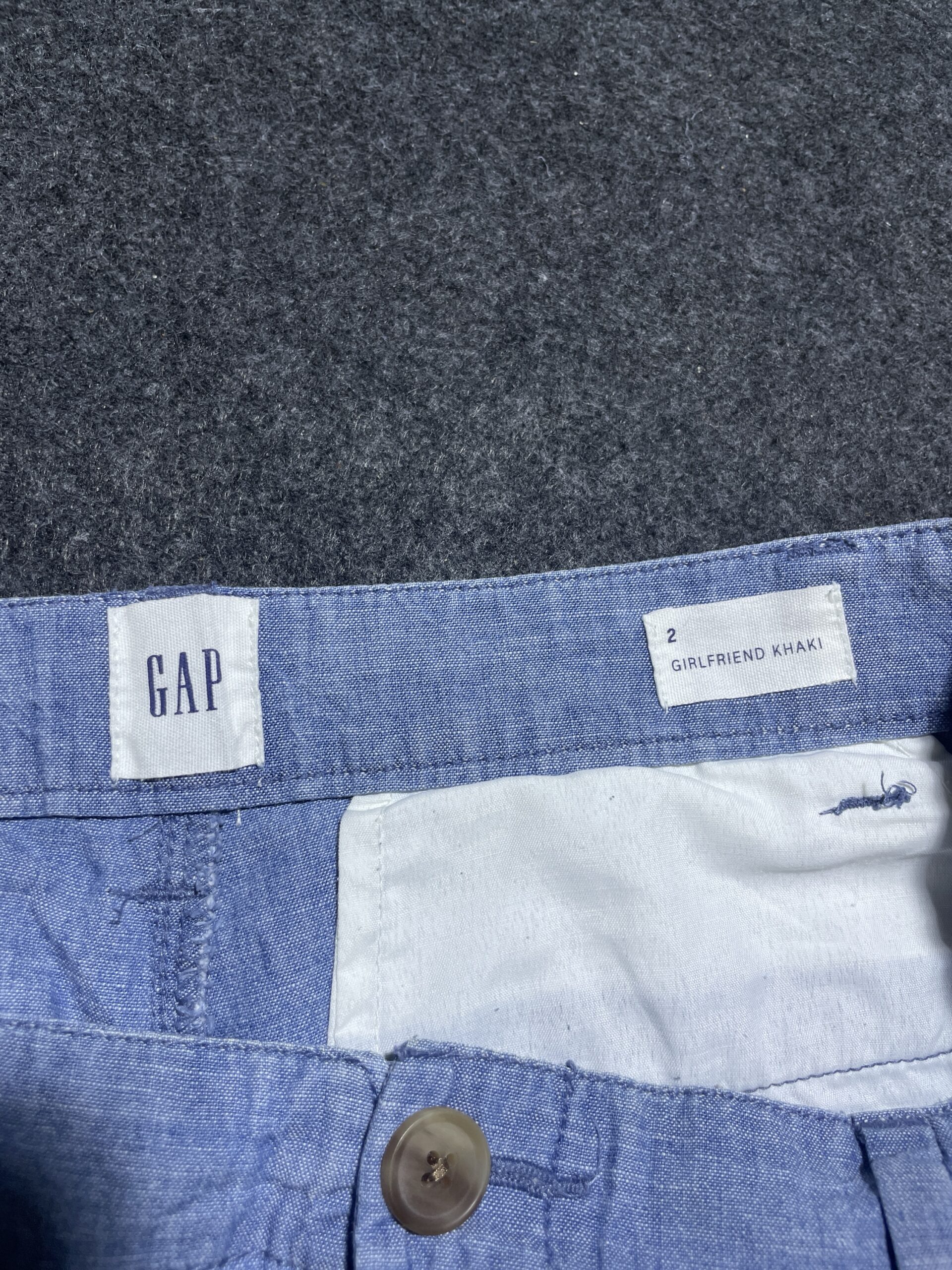 GAP Blue Trousers detail view