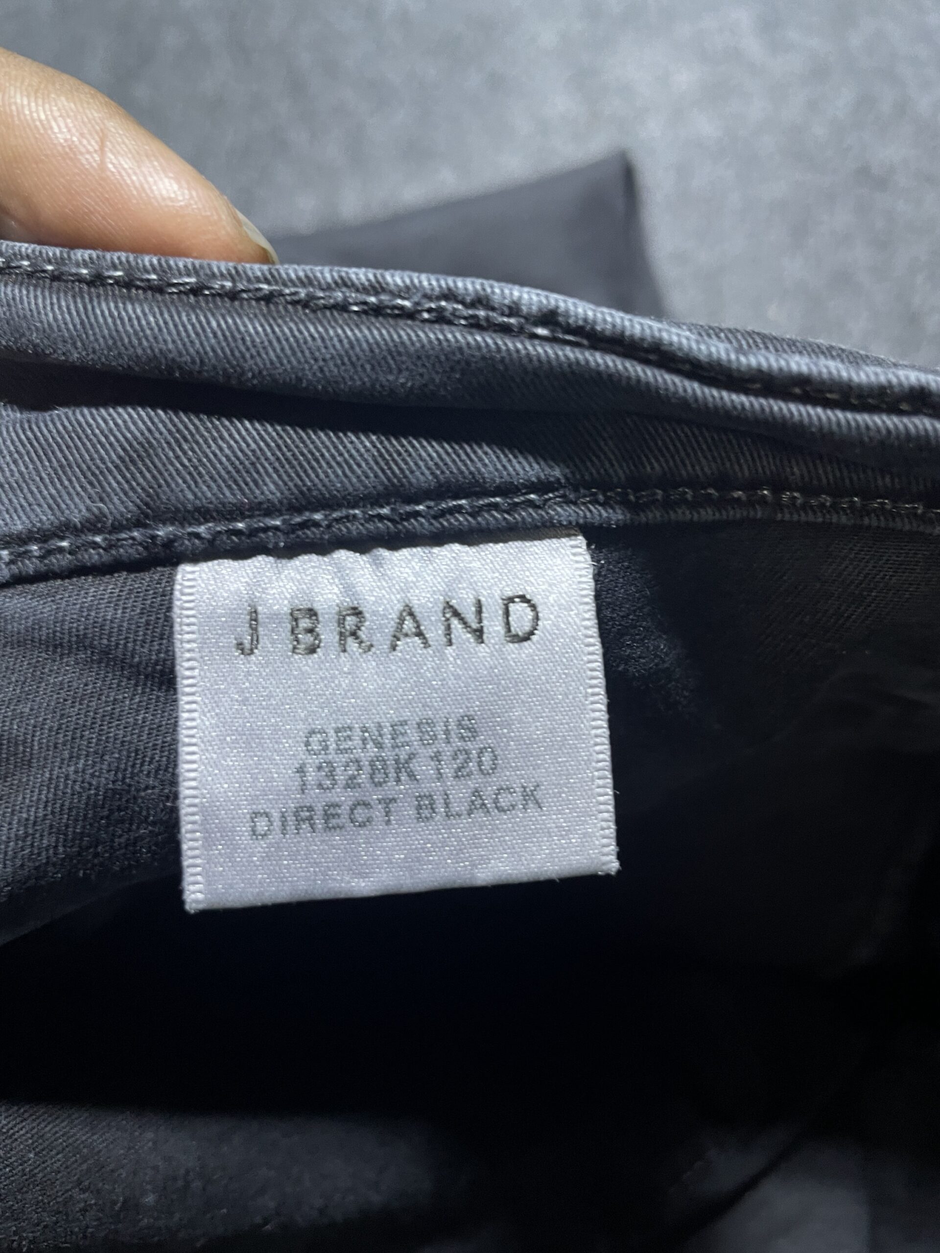 Black Jeans back view