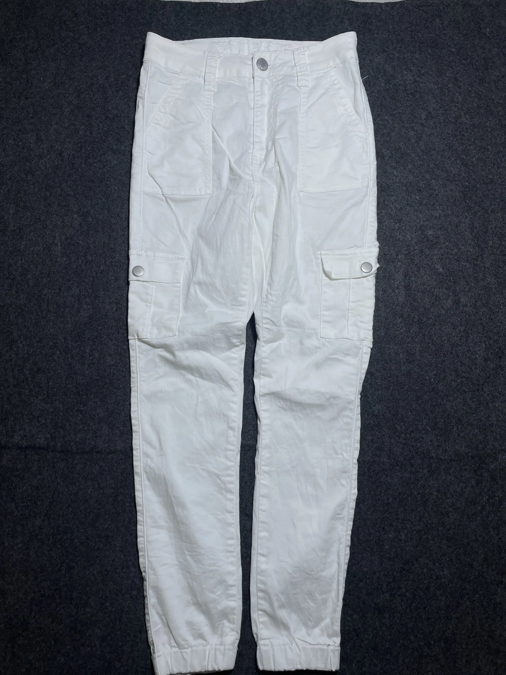 White Chinos front view