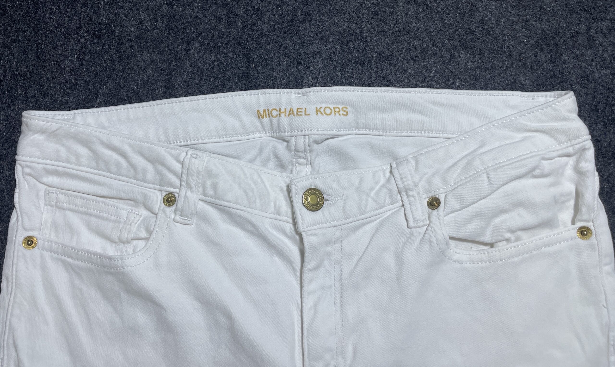 White Denim Jeans detail view
