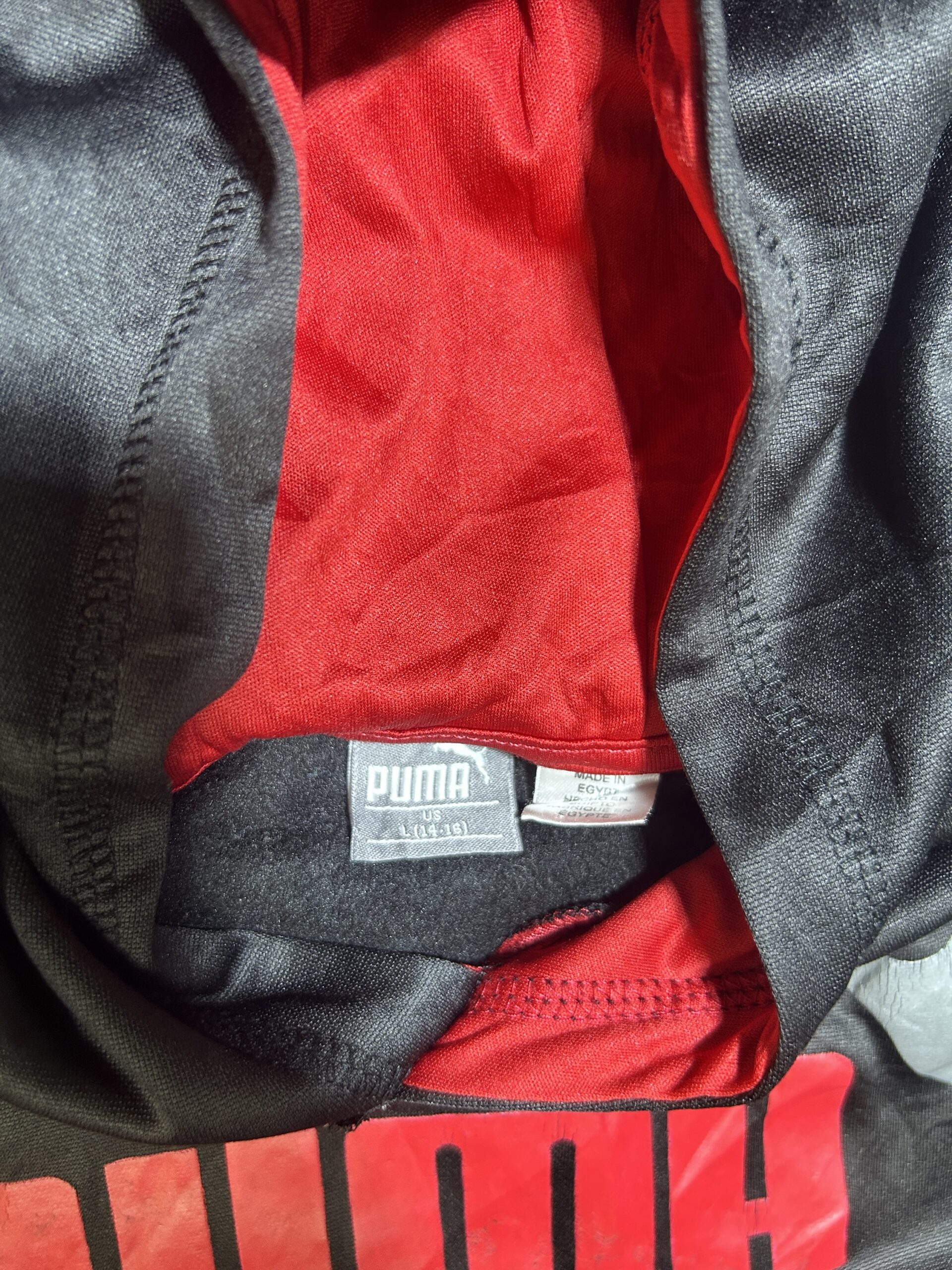 Puma Black T-Shirt detail view