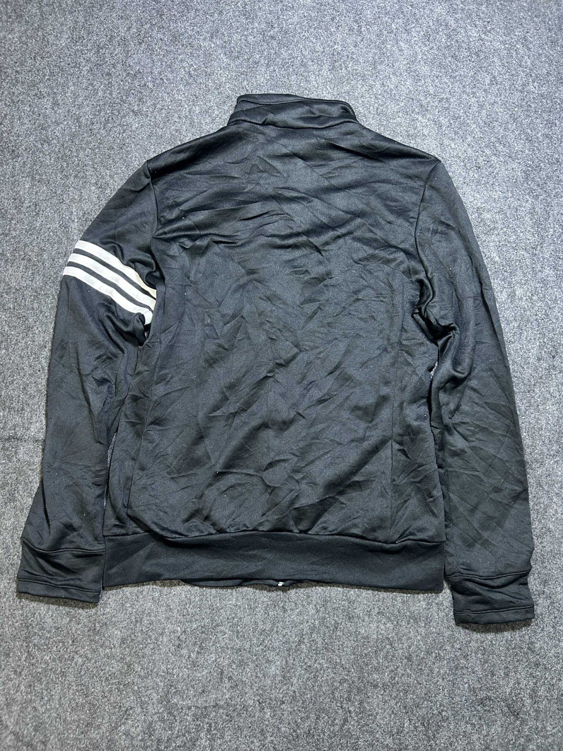 Adidas Black Track Jacket detail view
