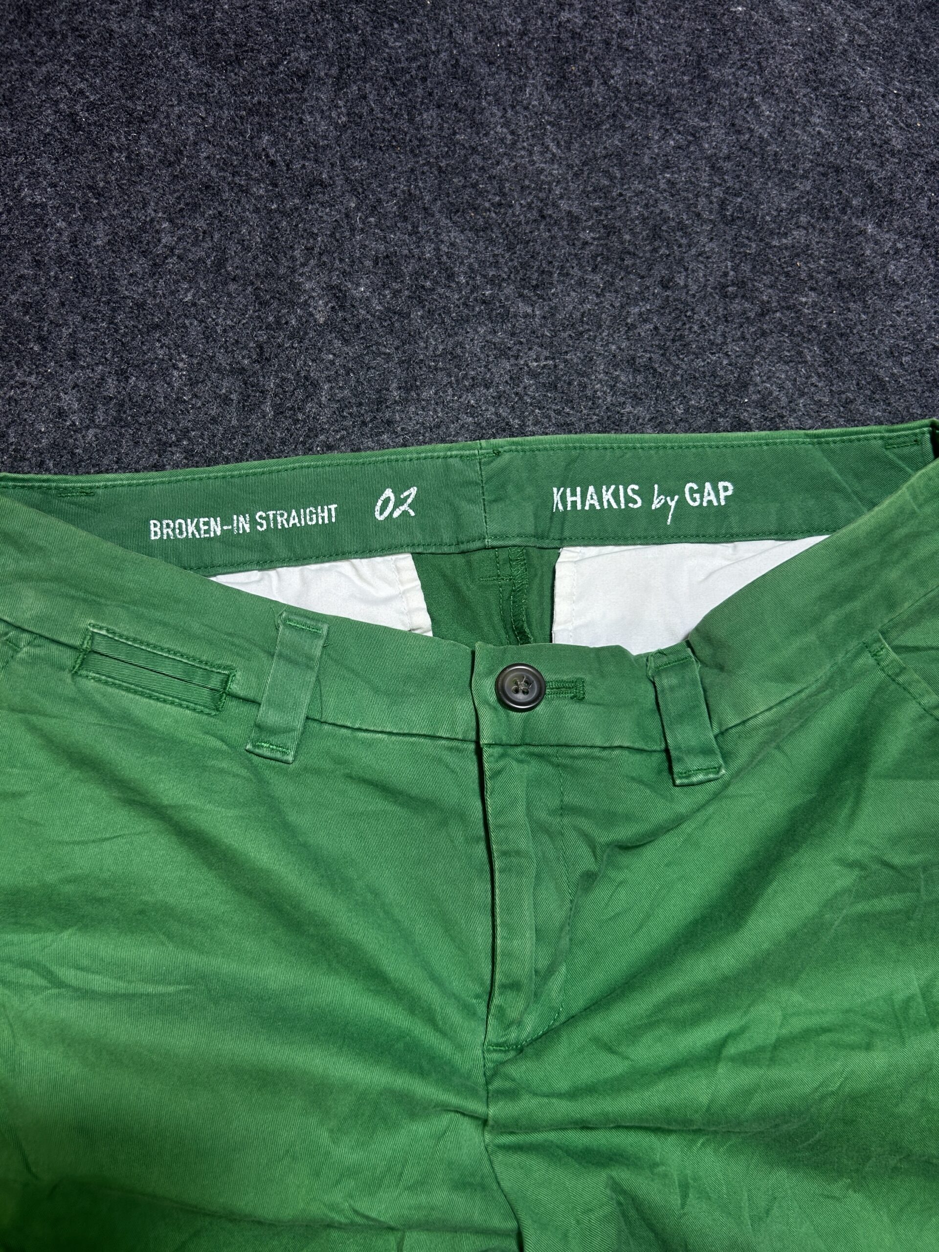 GAP Green Pants back view