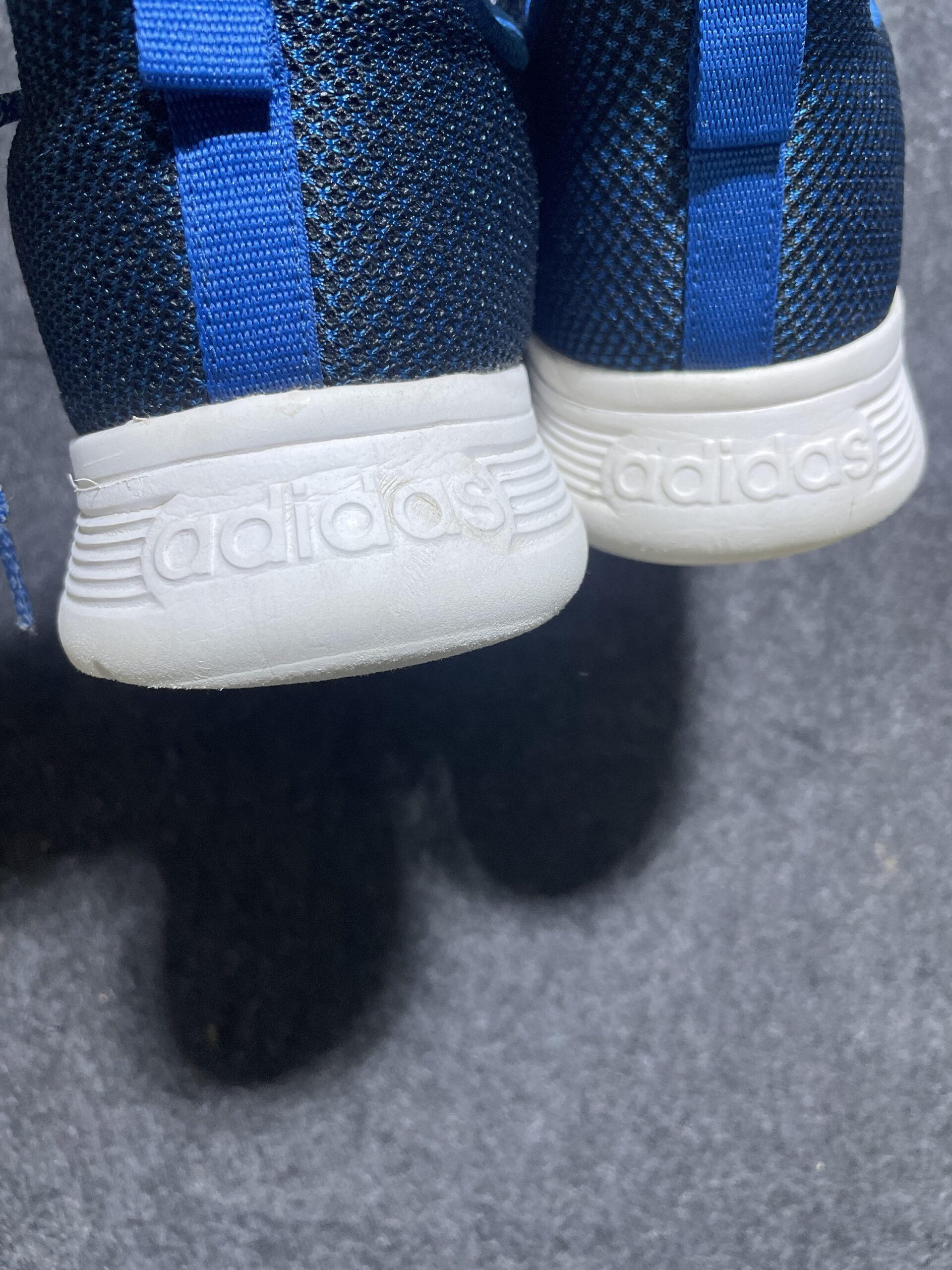 Adidas Blue simple back view