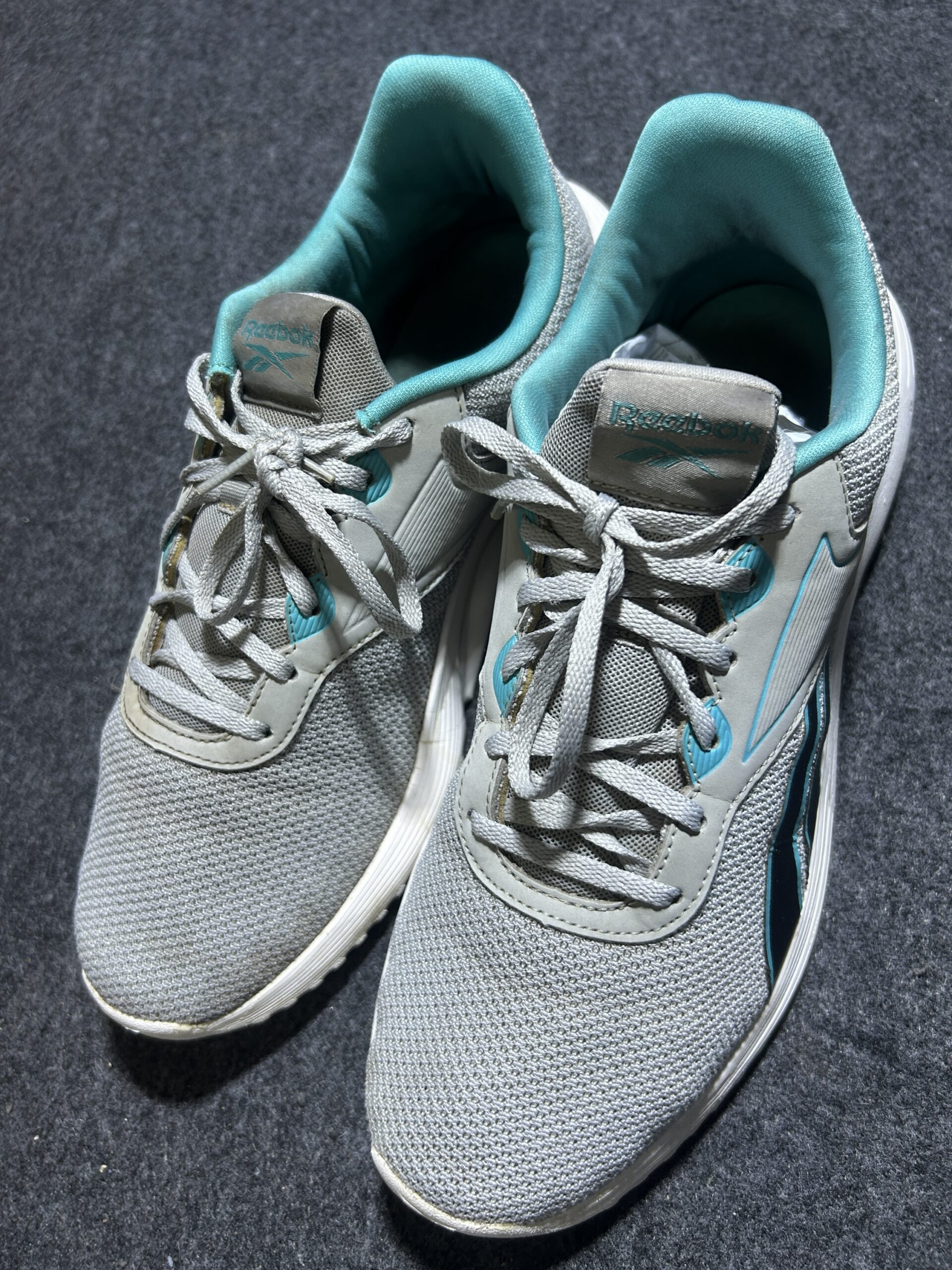 Reebok Grey simple back view