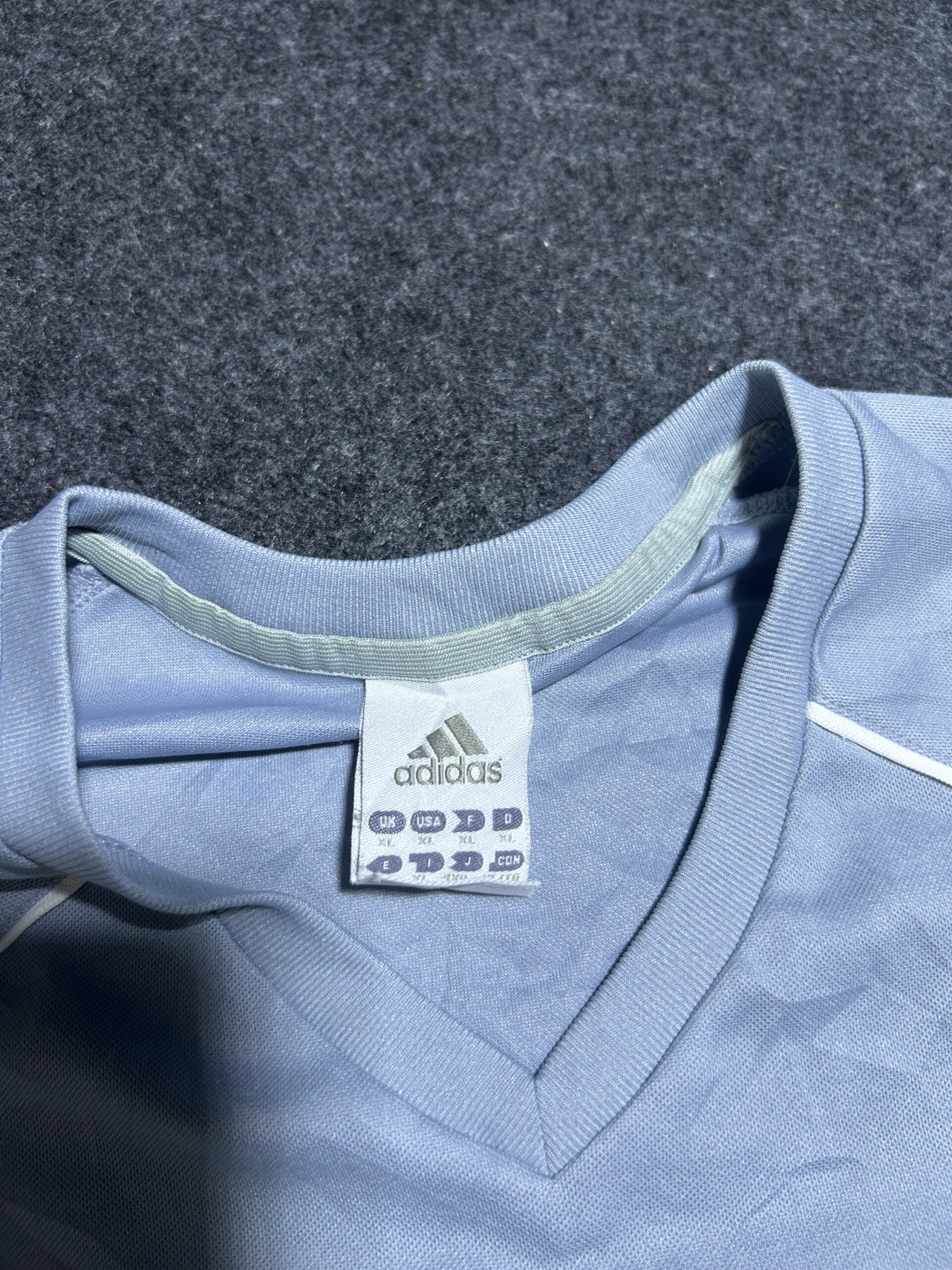 Adidas Grey T-Shirt detail view