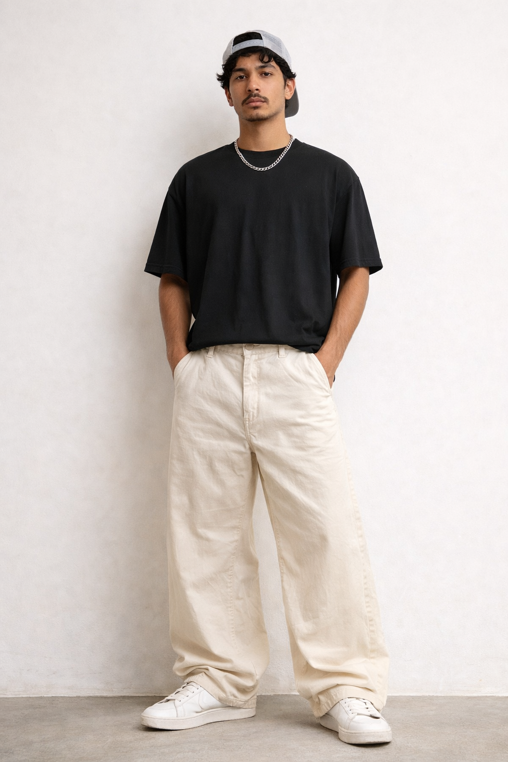 White Chinos alternate view