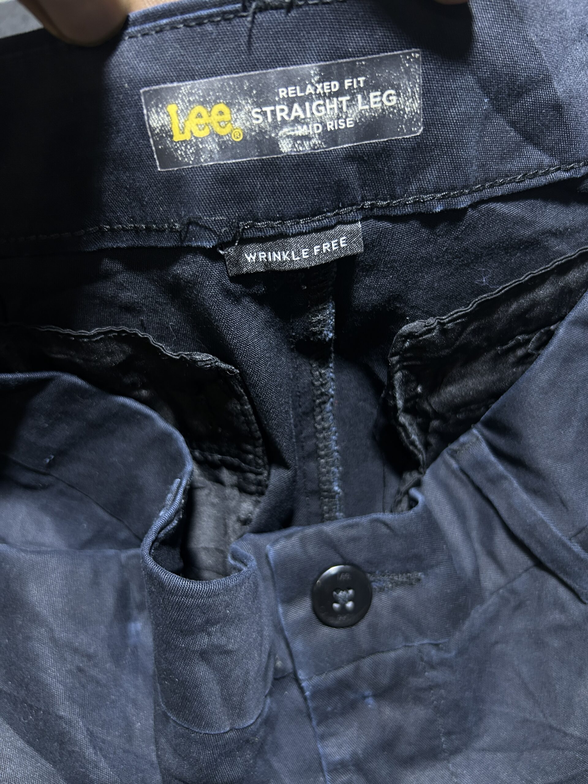 Black Trousers back view